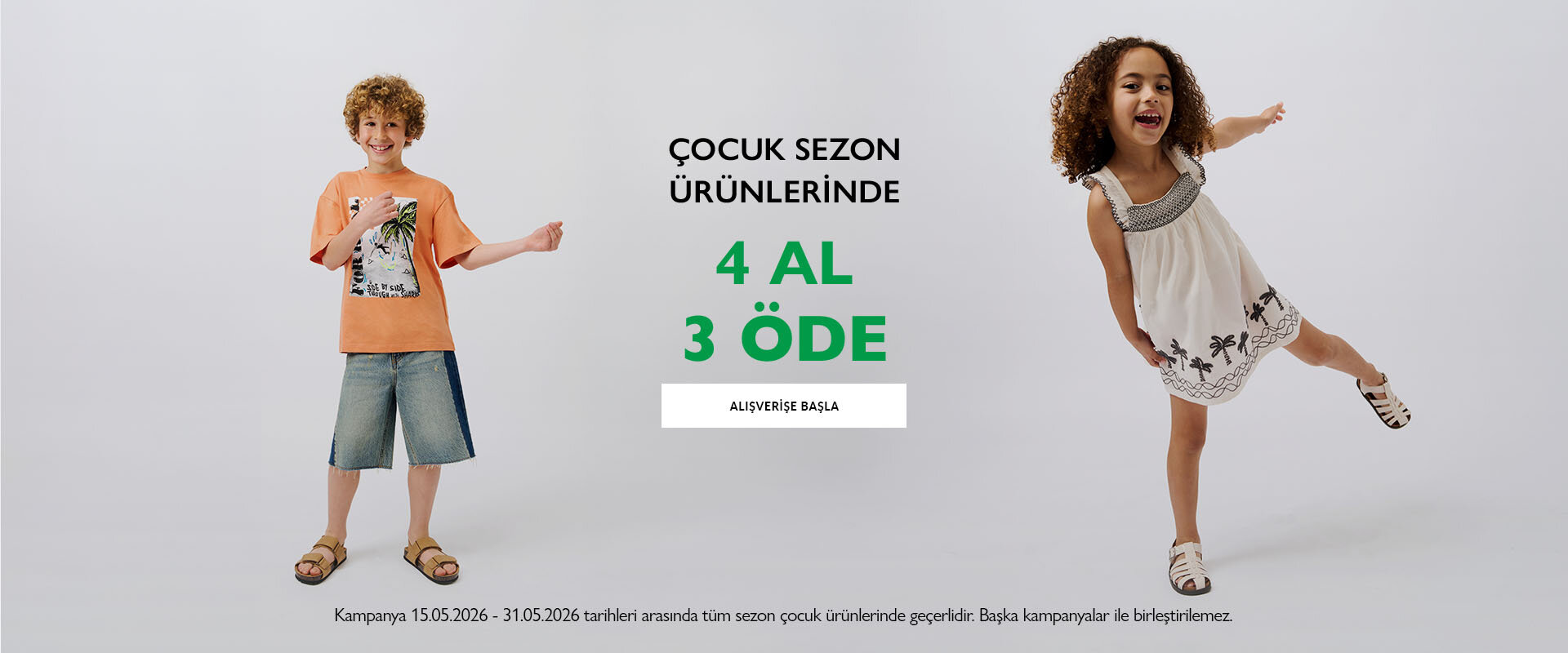 Çocuk Üst Giyim 2. Ürüne %50 İndirim