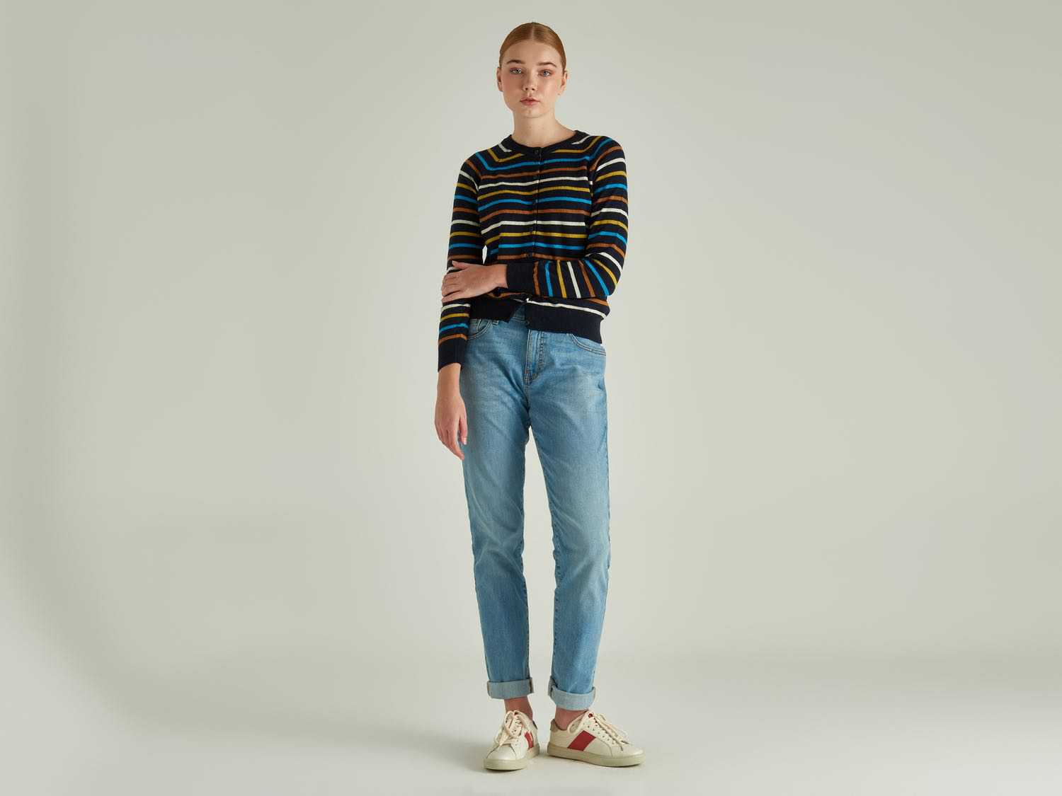 Benetton Kadın Mix Kaşmir Karışımlı Hırka. 1 Benetton Kadın Mix Kaşmir Karışımlı Hırka. 1