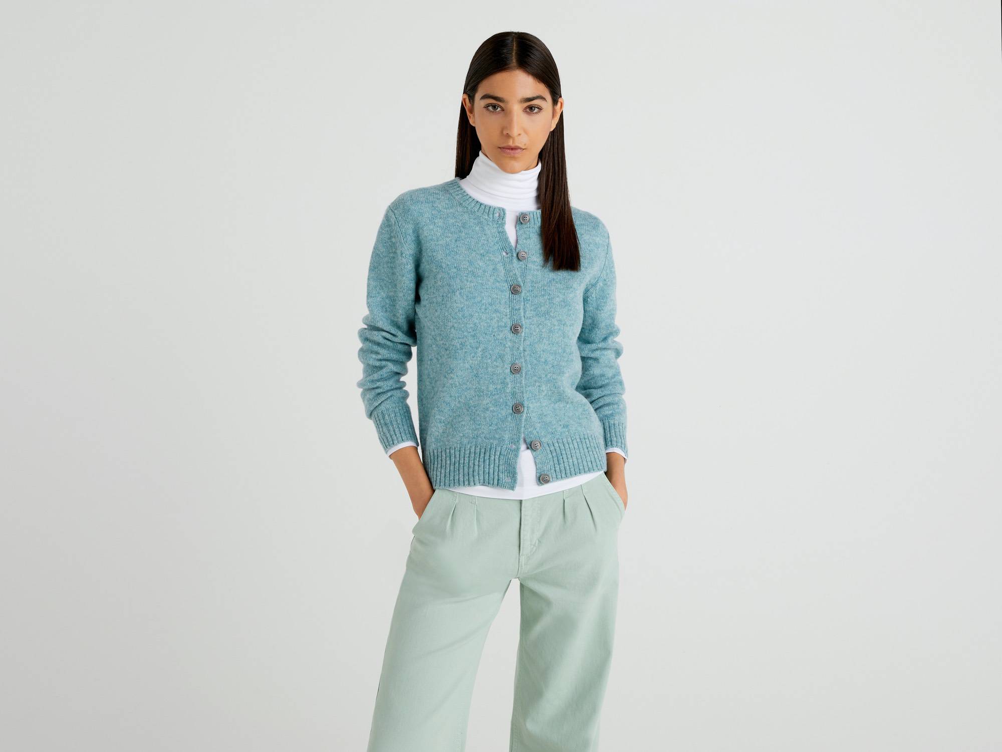 Benetton Shetland Hırka. 1 Benetton Shetland Hırka. 1