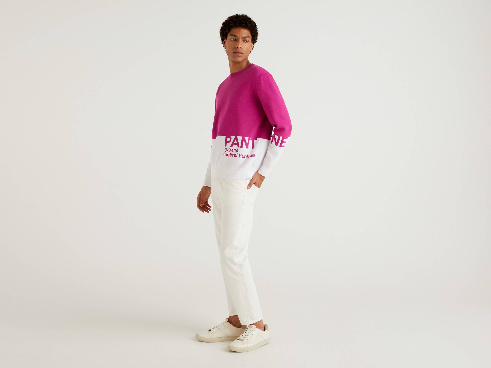 Benetton Erkek Mix Renk Bloklu Pantone Kazak. 1 Benetton Erkek Mix Renk Bloklu Pantone Kazak. 1