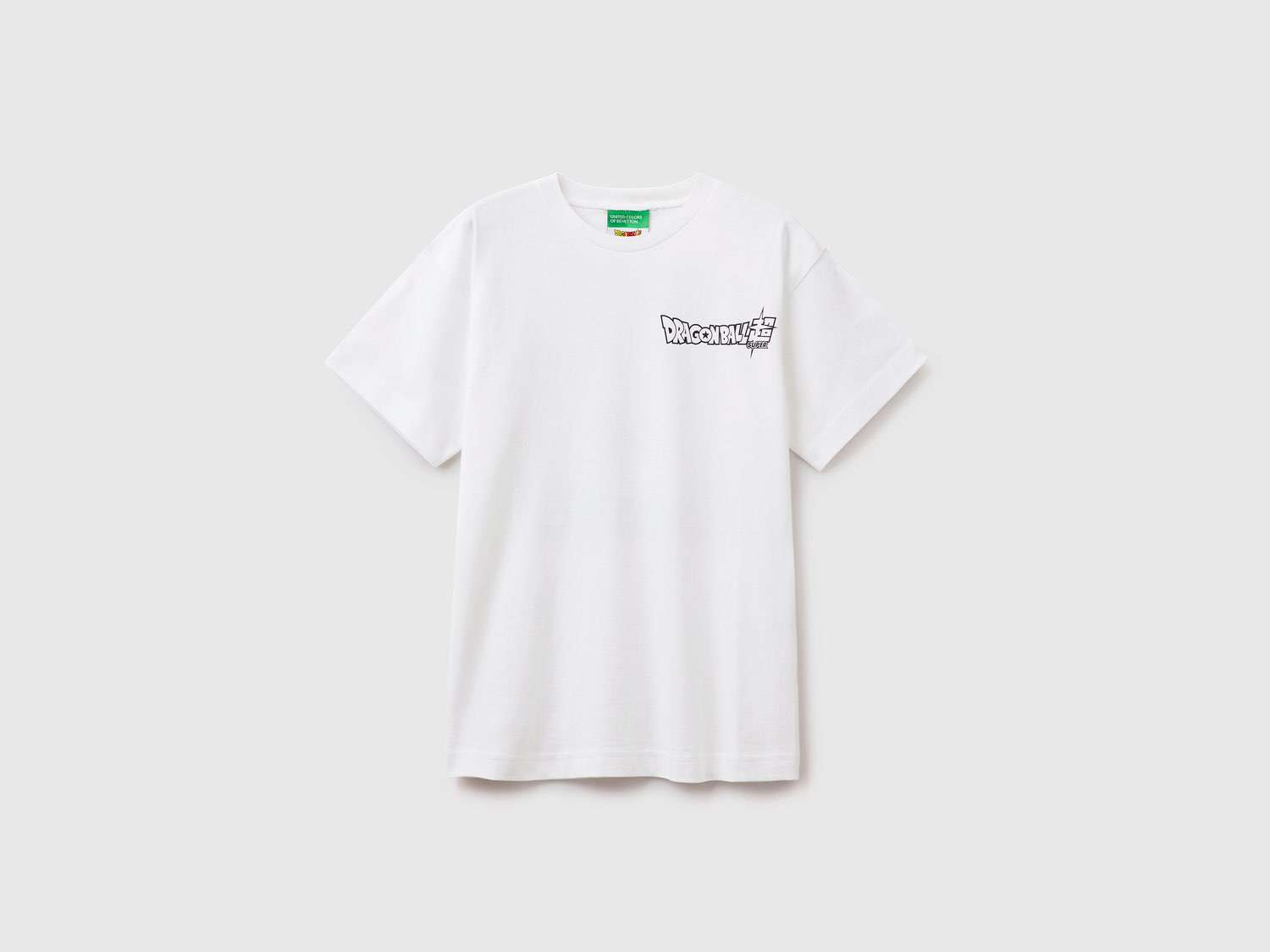 Benetton Erkek Çocuk Beyaz Dragon Ball Baskılı T Shirt. 1
