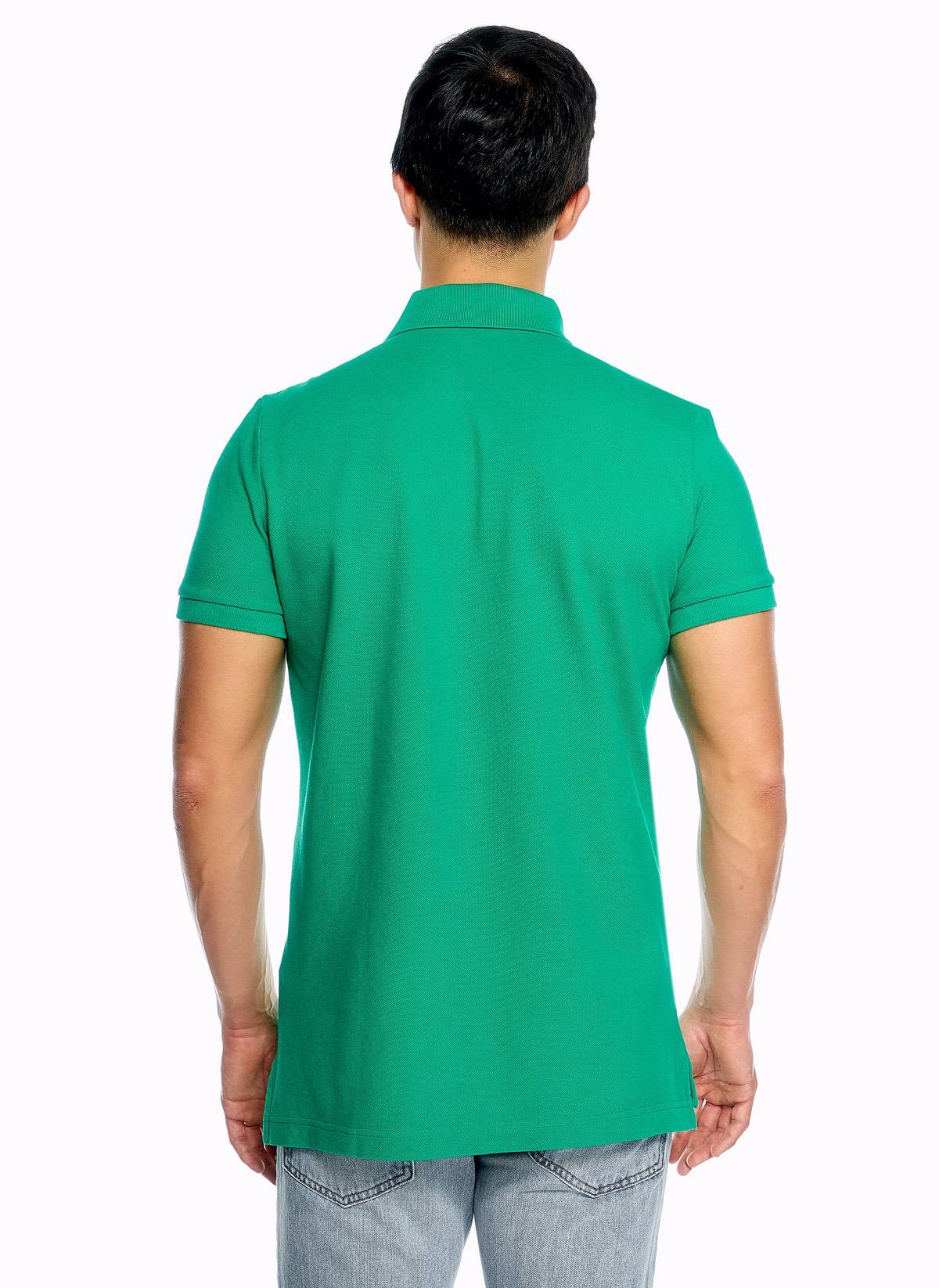 Benetton Slim Fit Kısa Kollu Polo Tshirt. 1