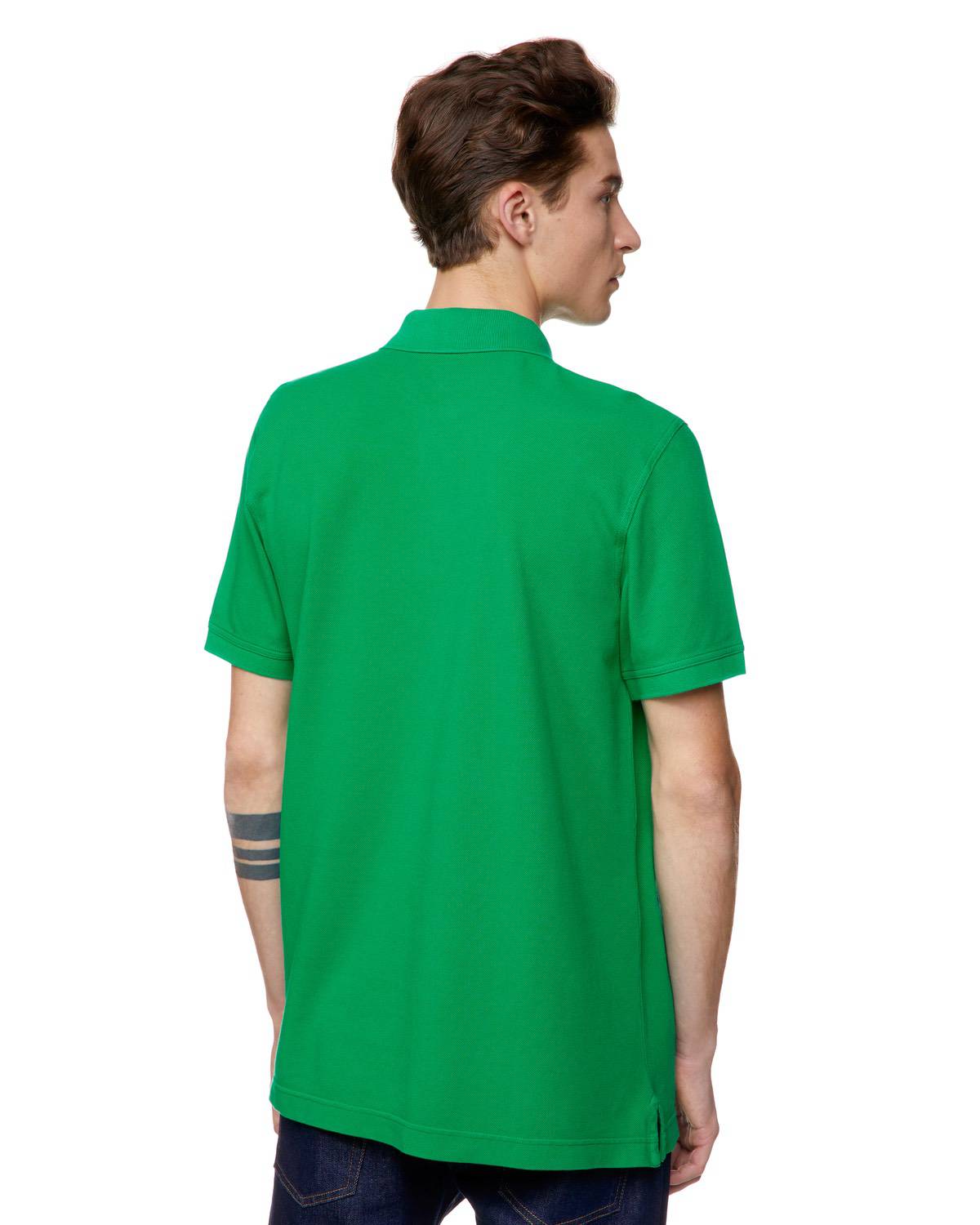 Benetton Regular Fit Kısa Kollu Polo Tshirt. 7