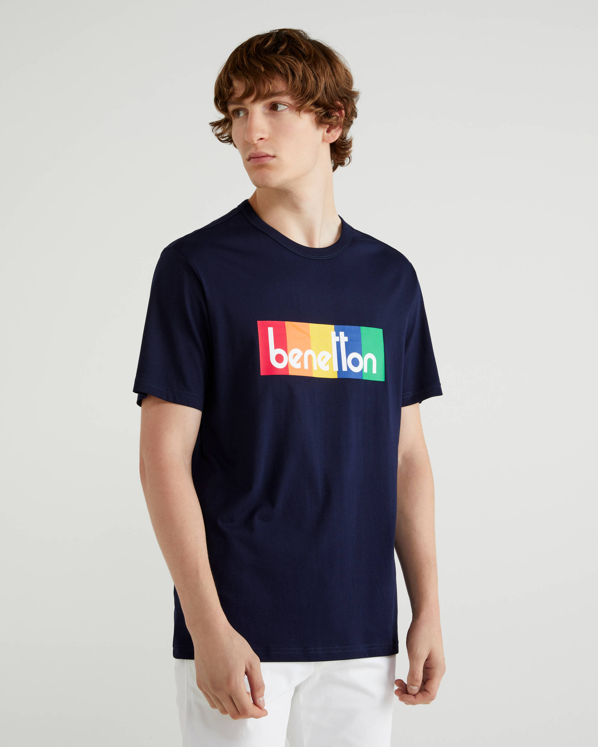 Benetton Vintage Logo Tshirt. 1