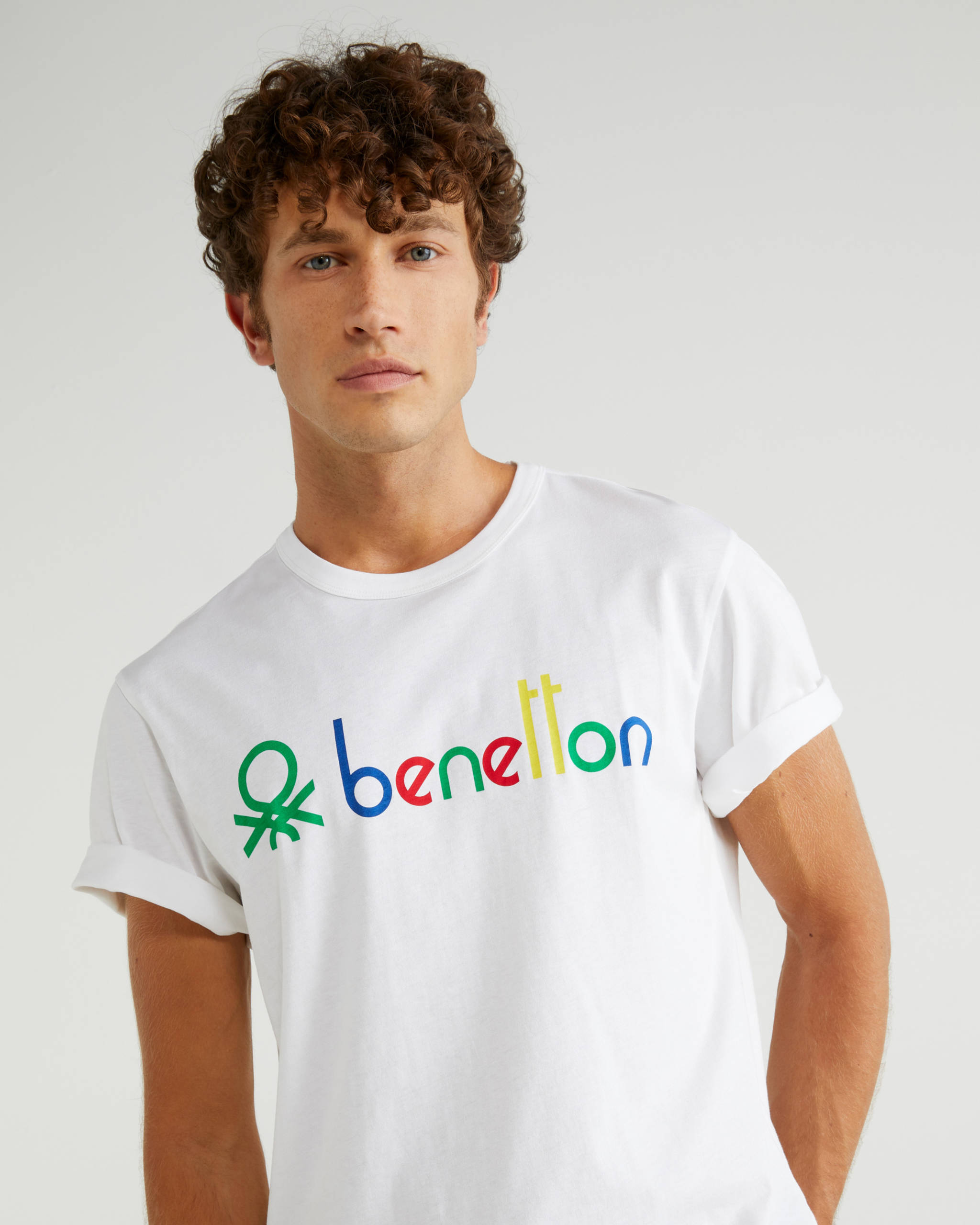 Benetton Vintage Logo Tshirt. 1