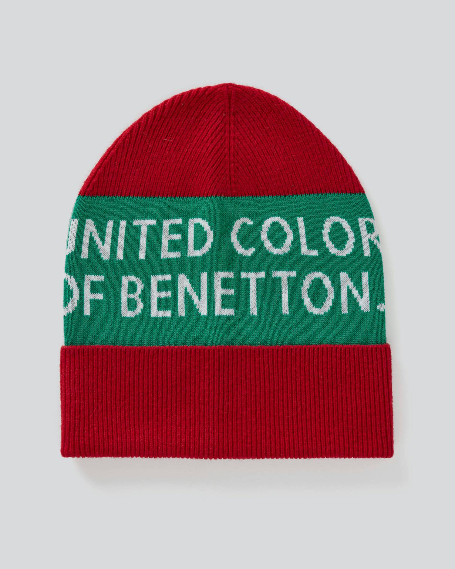 Benetton Yün Karışımlı Logolu Bere. 1