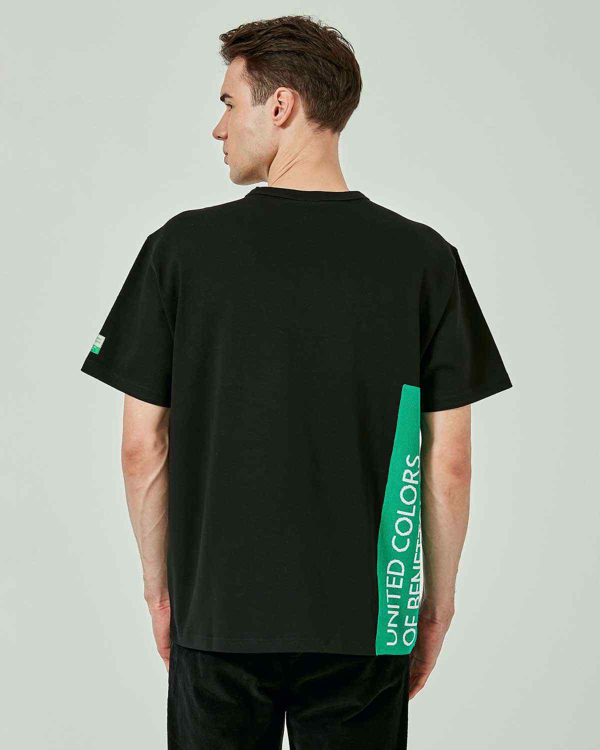 Benetton Taş Devri Baskılı Tshirt. 3