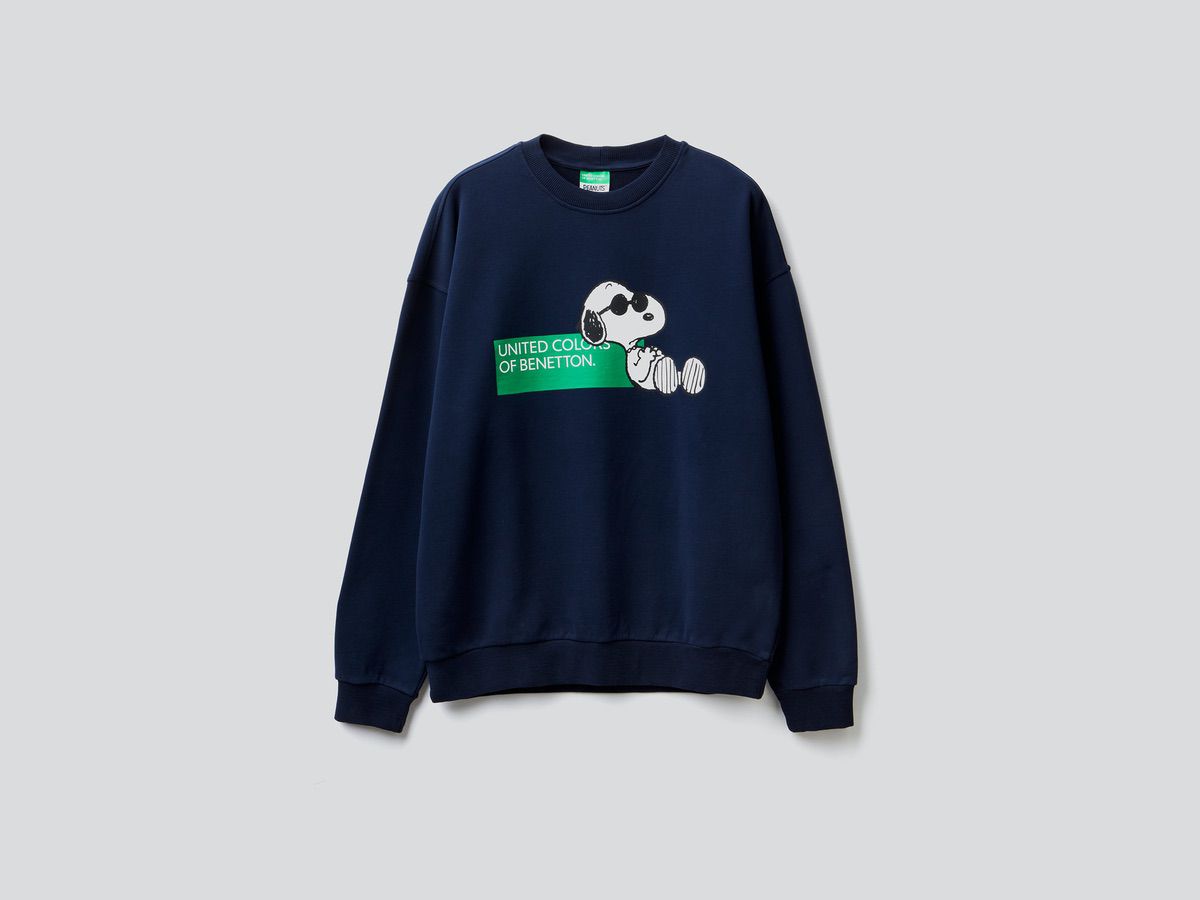 Benetton Snoopy Baskılı Sweatshirt. 2