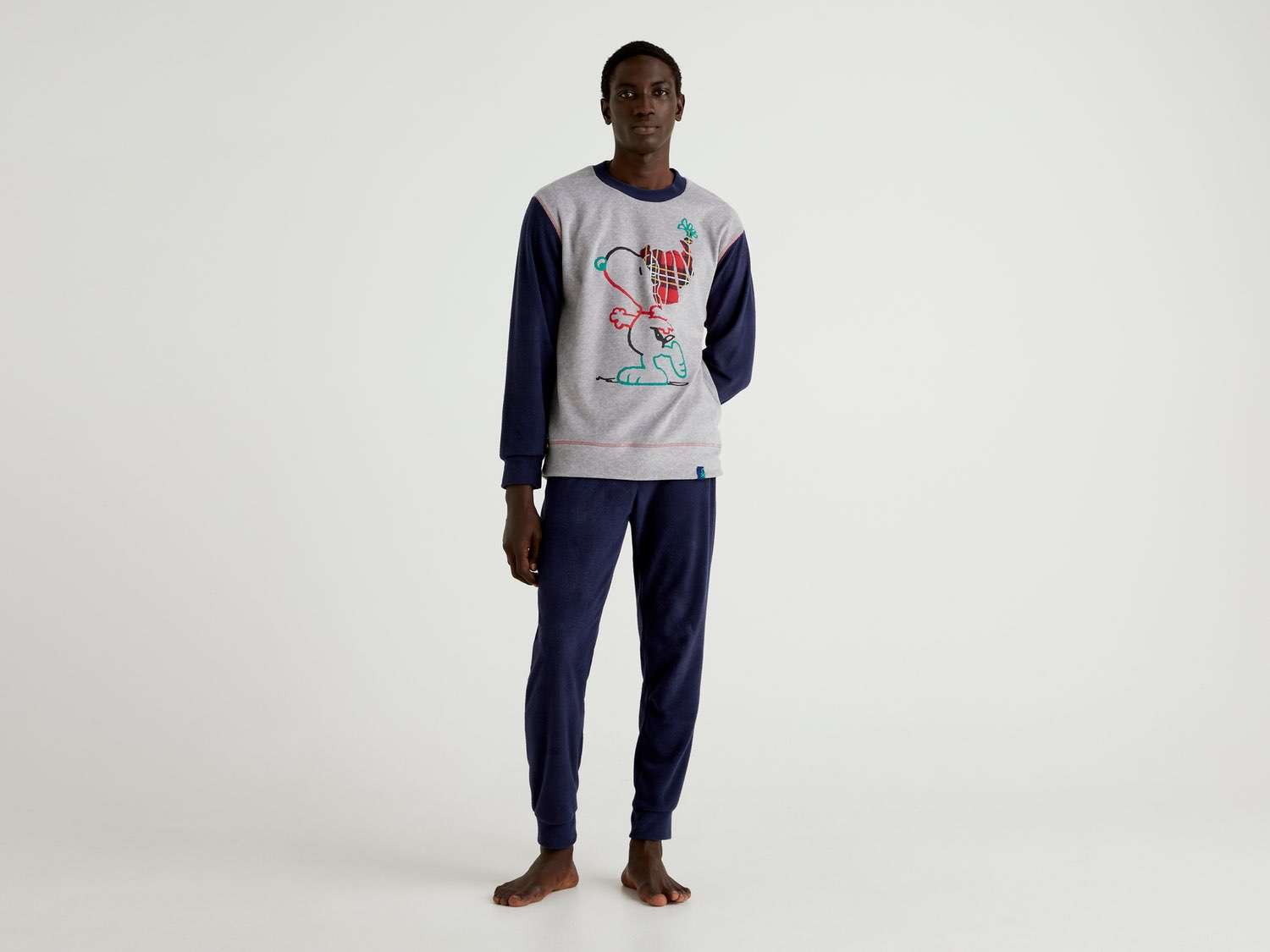 Benetton Erkek Mix Polar Snoopy Pijama Takımı. 1 Benetton Erkek Mix Polar Snoopy Pijama Takımı. 1