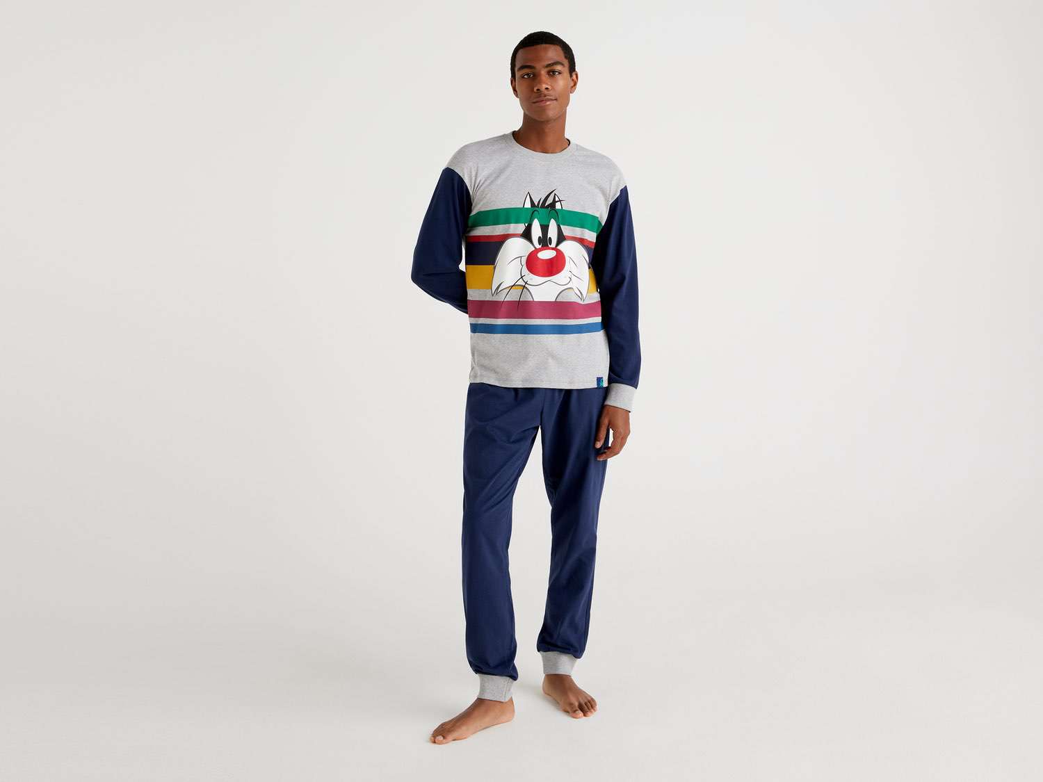 Benetton Slyvester Baskılı Pijama Takımı. 1 Benetton Slyvester Baskılı Pijama Takımı. 1