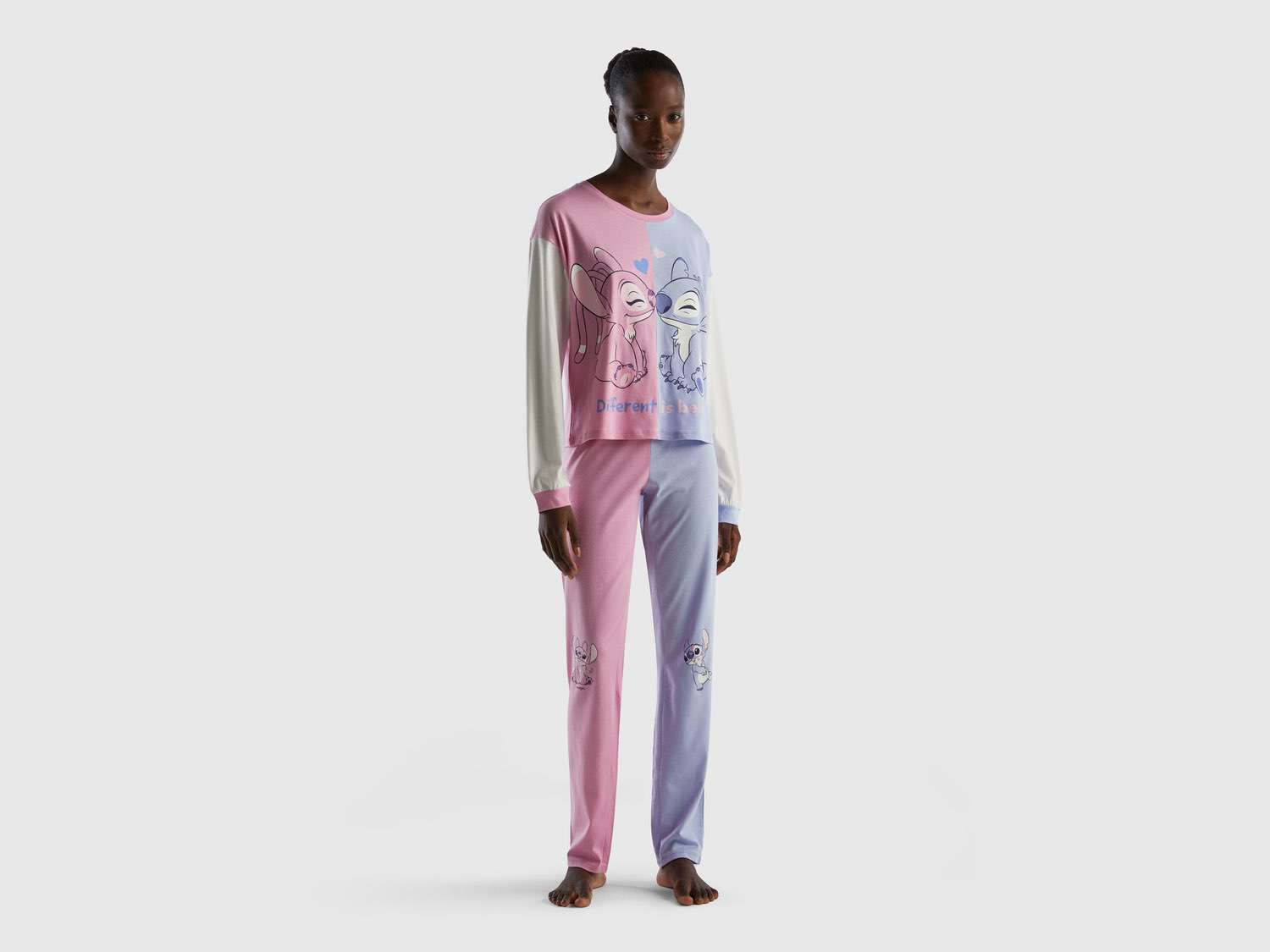 Benetton Kadın Orkide Mix Stitch Baskılı Renk Bloklu Eşofman Altı. 1 Benetton Kadın Orkide Mix Stitch Baskılı Renk Bloklu Eşofman Altı. 1