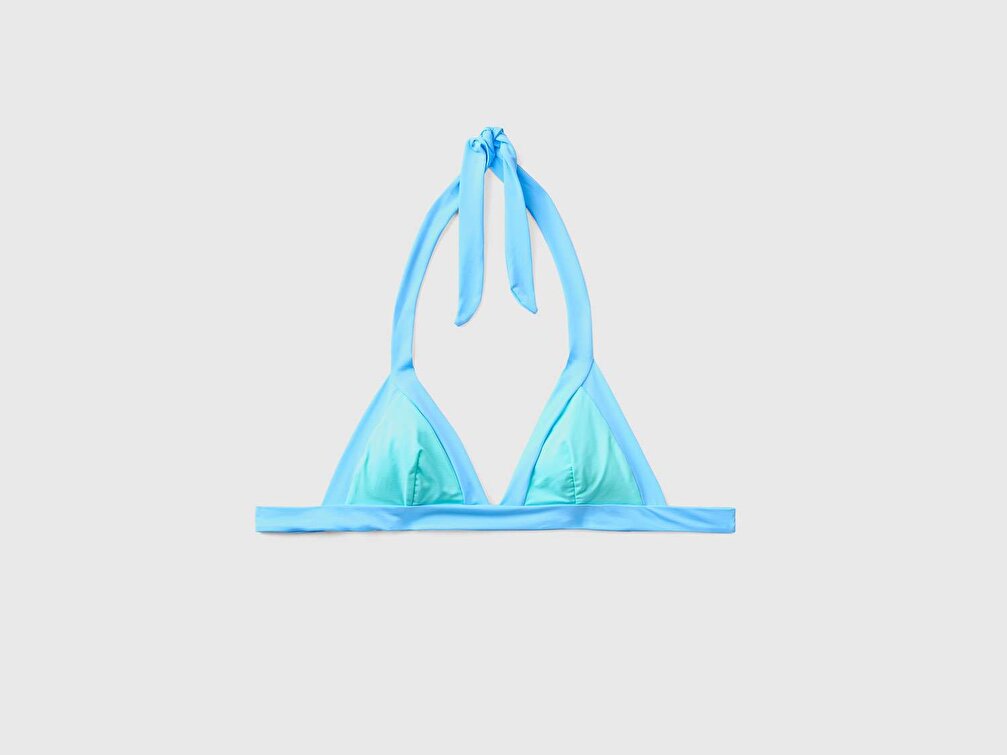 Benetton Kadın Karolina Mavisi Mix Waterfalls Askılı Bikini Üst