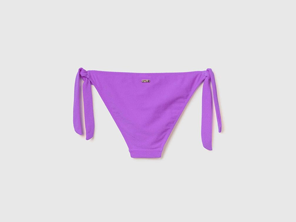 Benetton Kadın Mix Sünger Kumaş Yandan Bağlamalı Bikini Alt