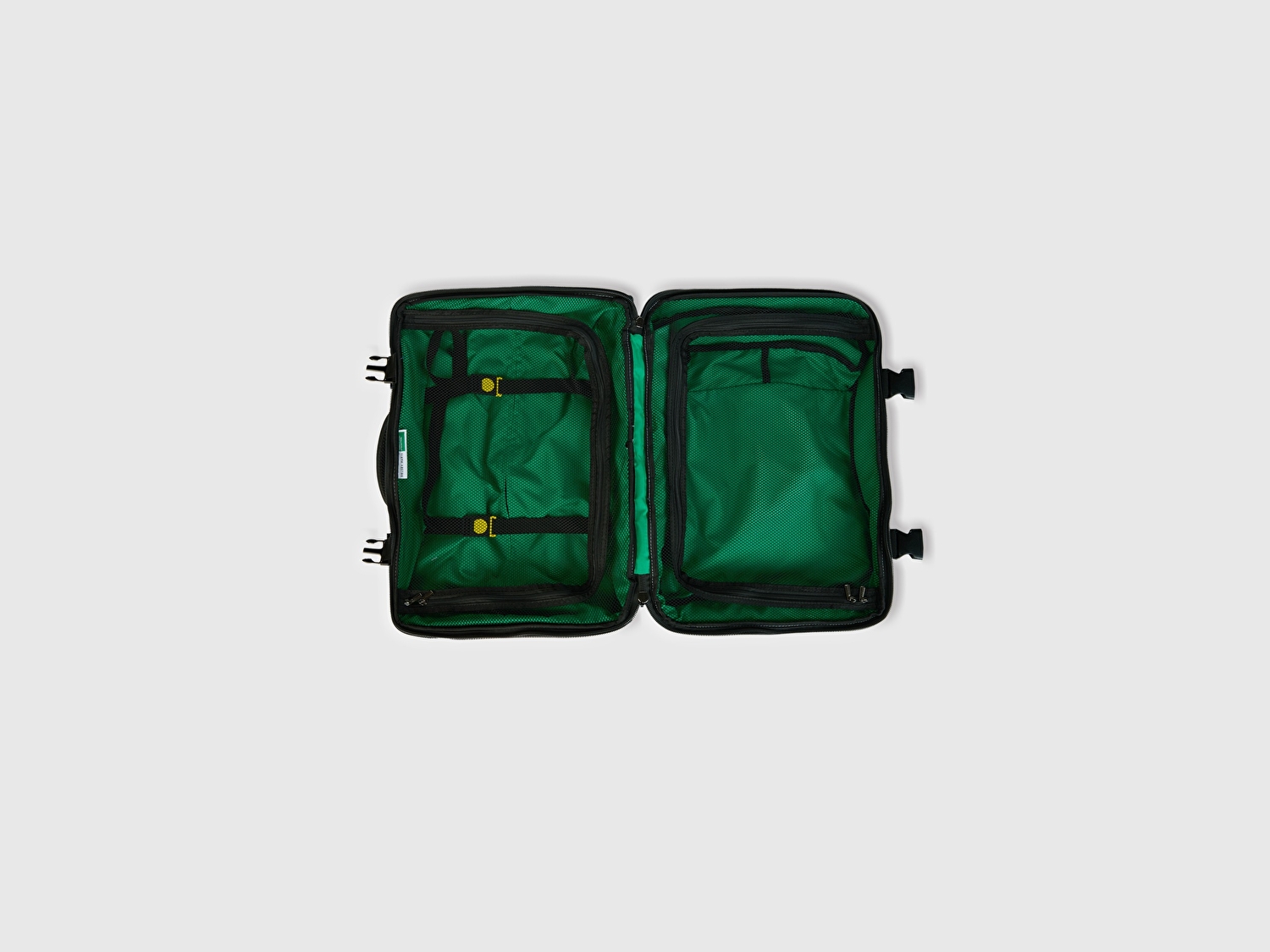 Benetton Unisex Siyah Delsey Suya Dayanıklı  Kabin Boy Kumaş Valiz