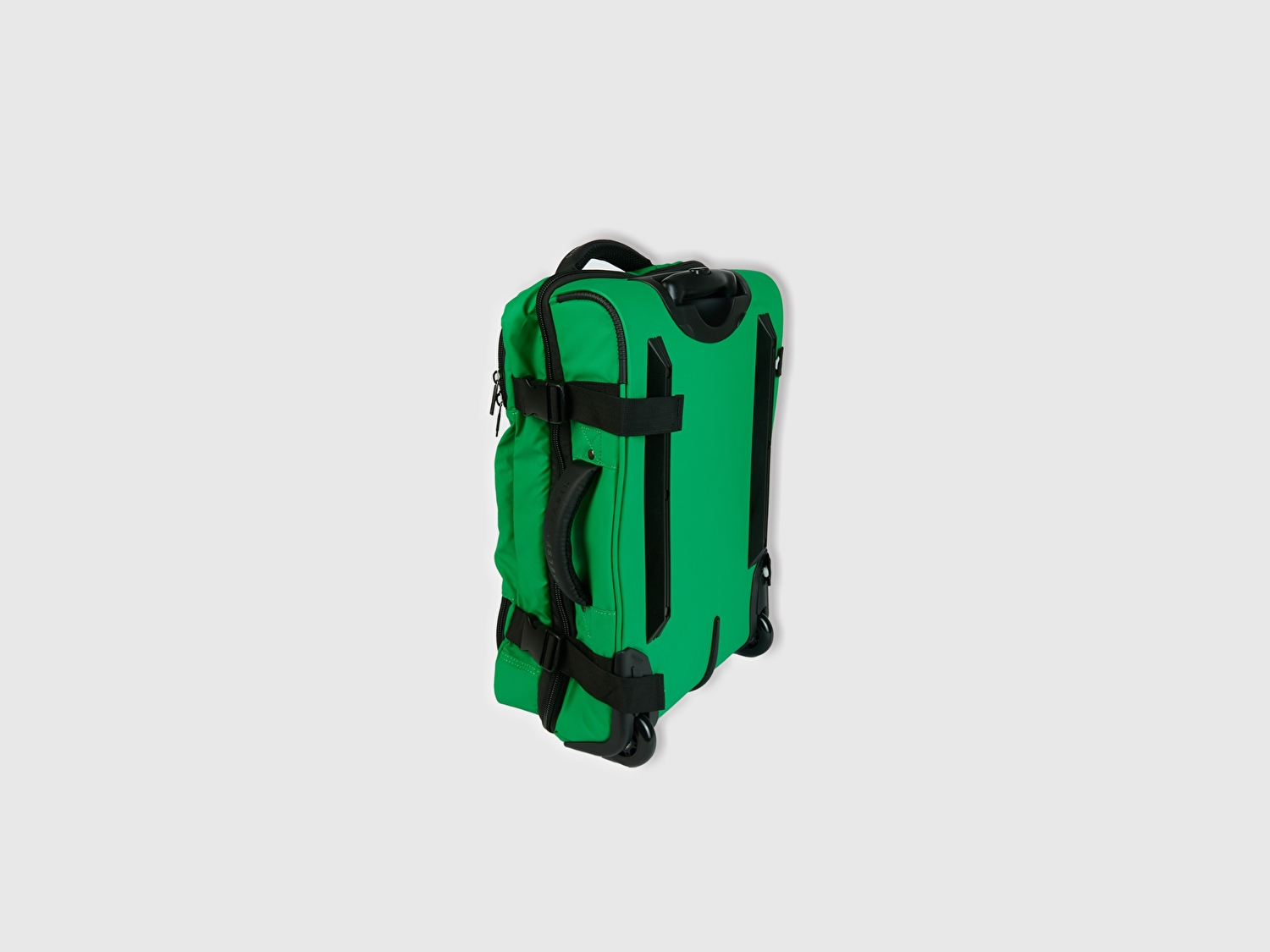 Benetton Unisex Yeşil Delsey Suya Dayanıklı  Kabin Boy Kumaş Valiz