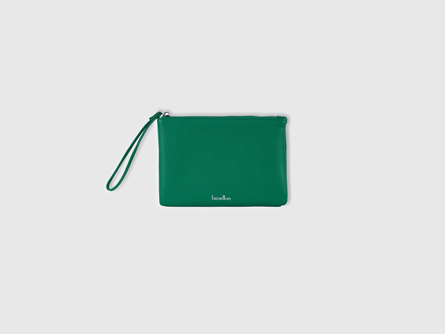 Benetton Unisex Yeşil Clutch Çanta