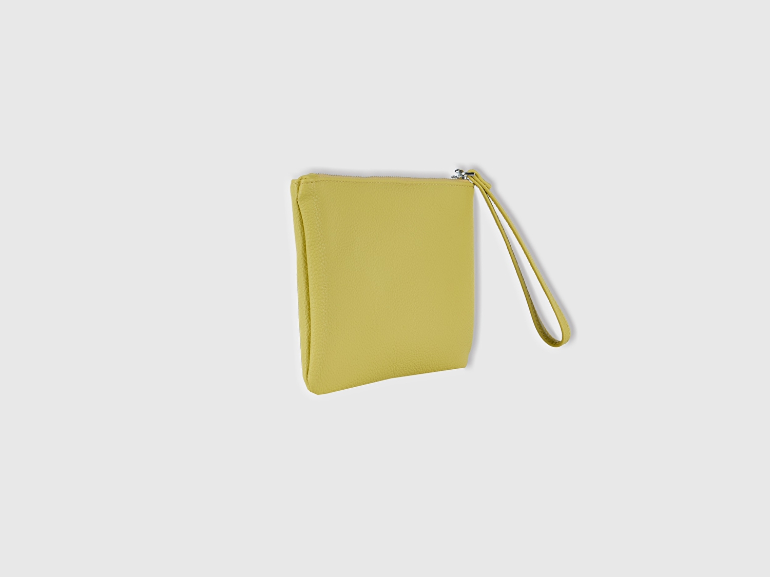 Benetton Unisex Sarı Clutch Çanta