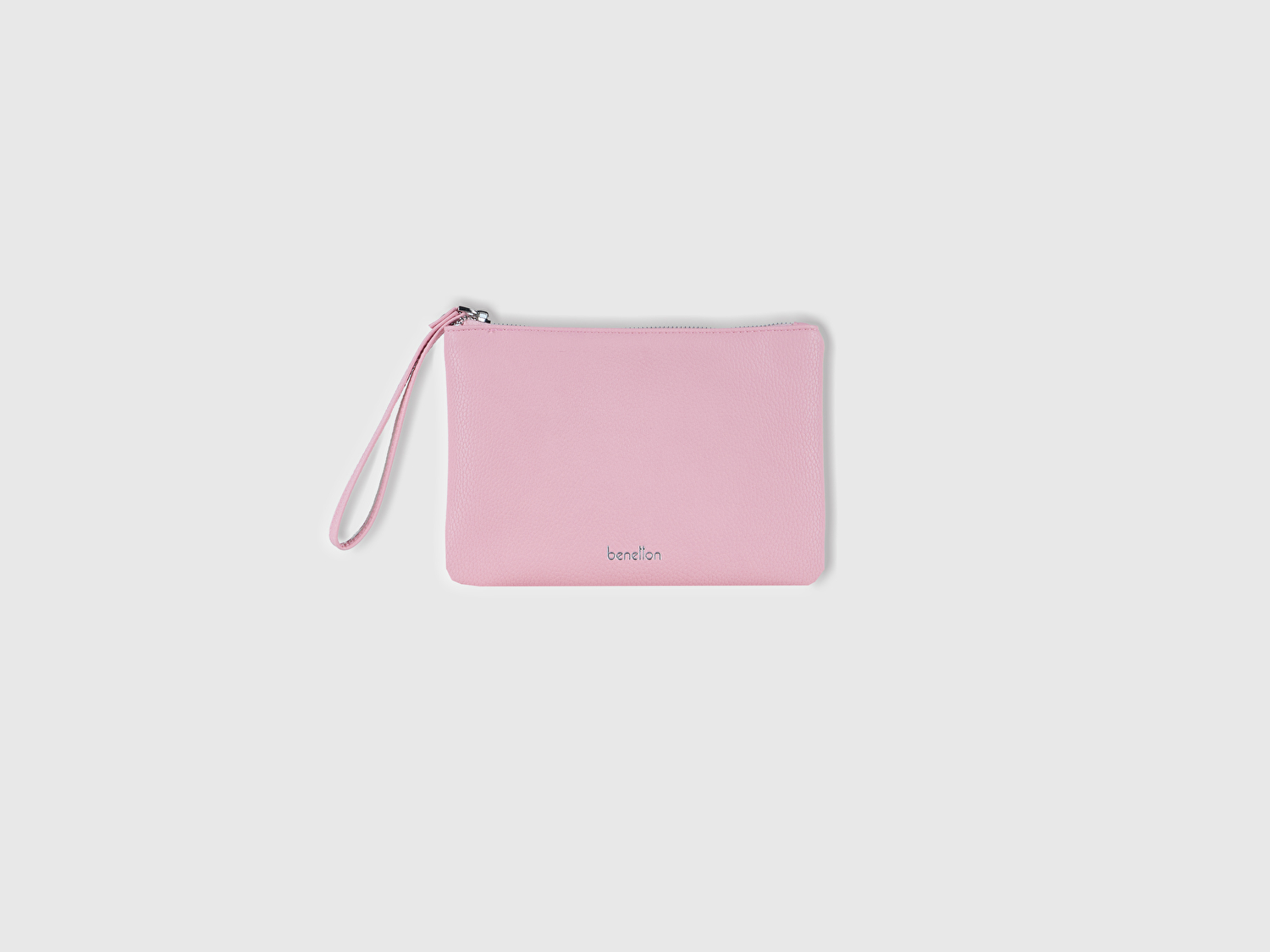 Benetton Unisex Pembe Clutch Çanta