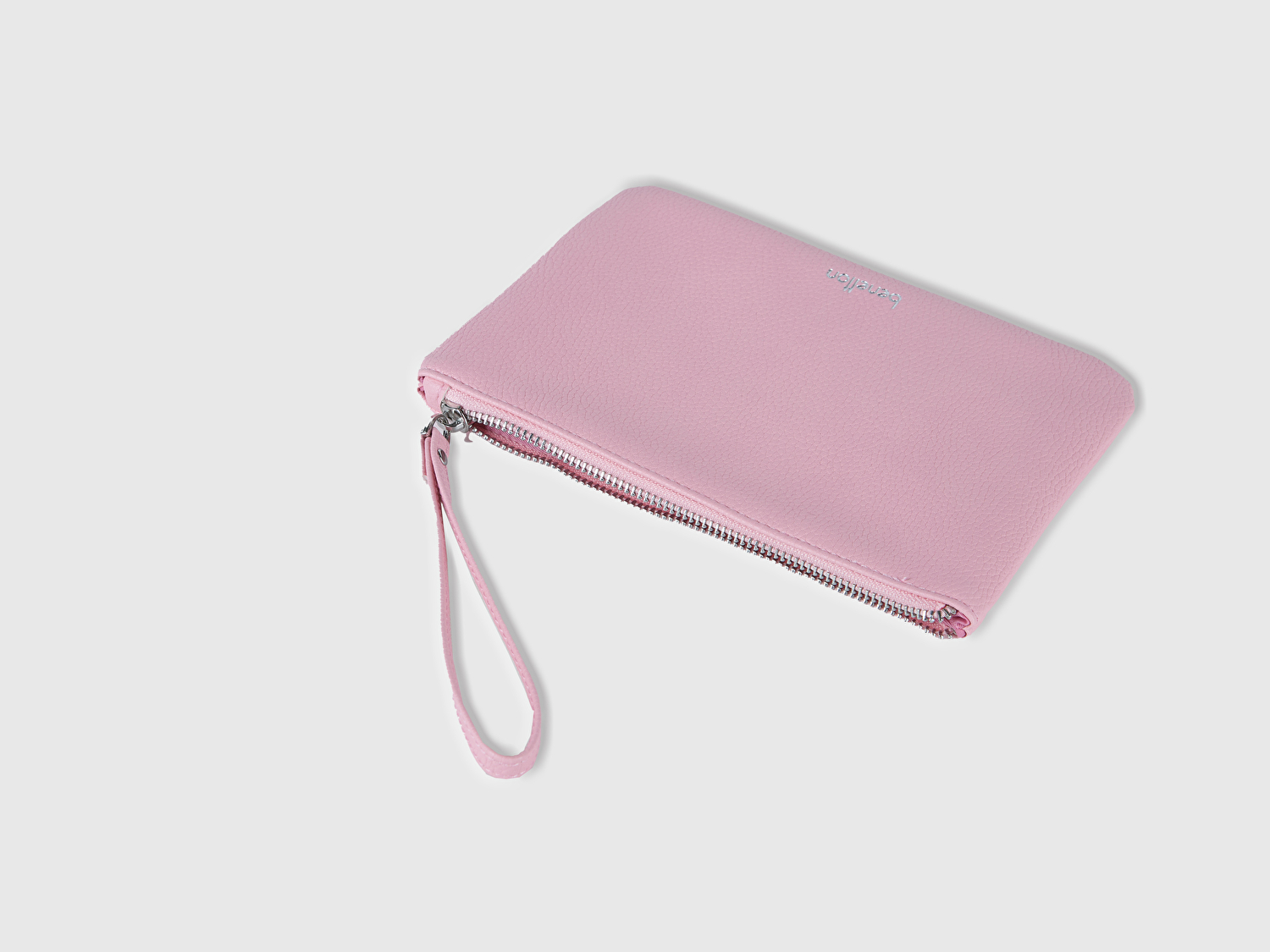 Benetton Unisex Pembe Clutch Çanta