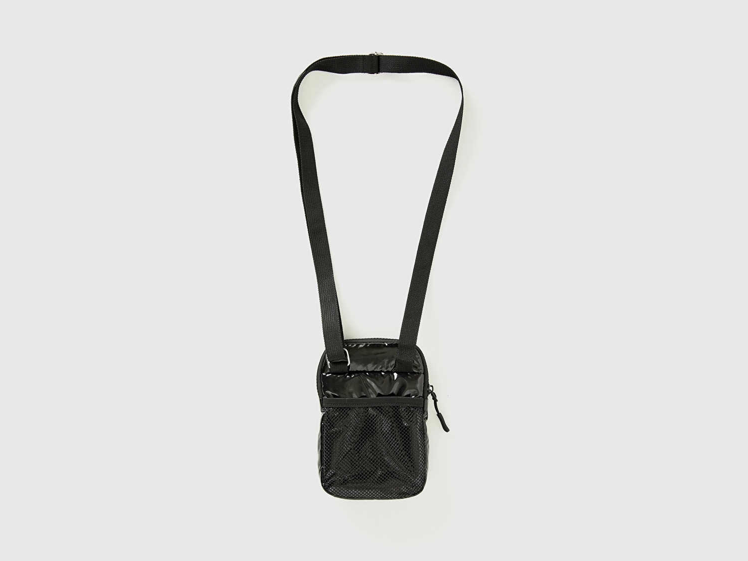 Benetton Unisex Siyah Telefon Çantası