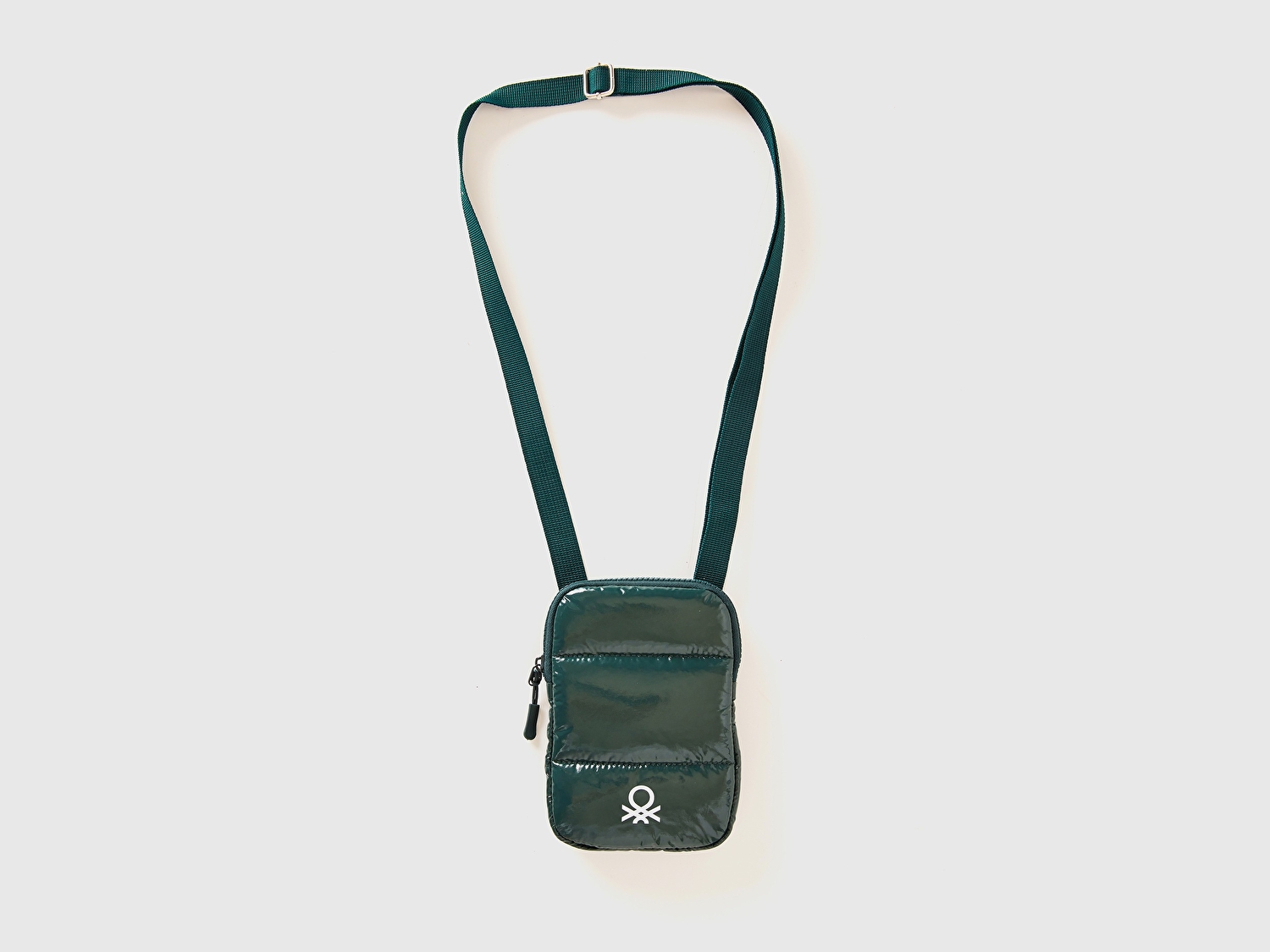 Benetton Unisex Yeşil Telefon Çantası