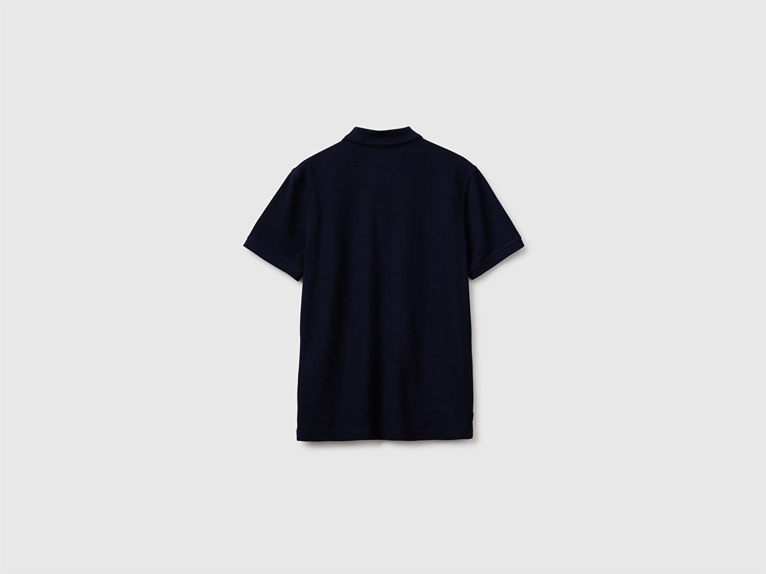 Benetton Erkek Mavi Regular Fit Kısa Kollu Polo T-Shirt