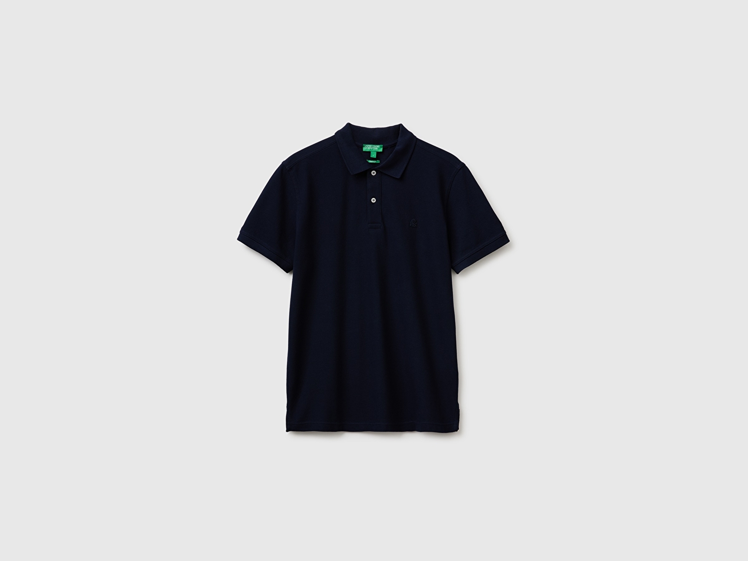 Benetton Erkek Mavi Regular Fit Kısa Kollu Polo T-Shirt