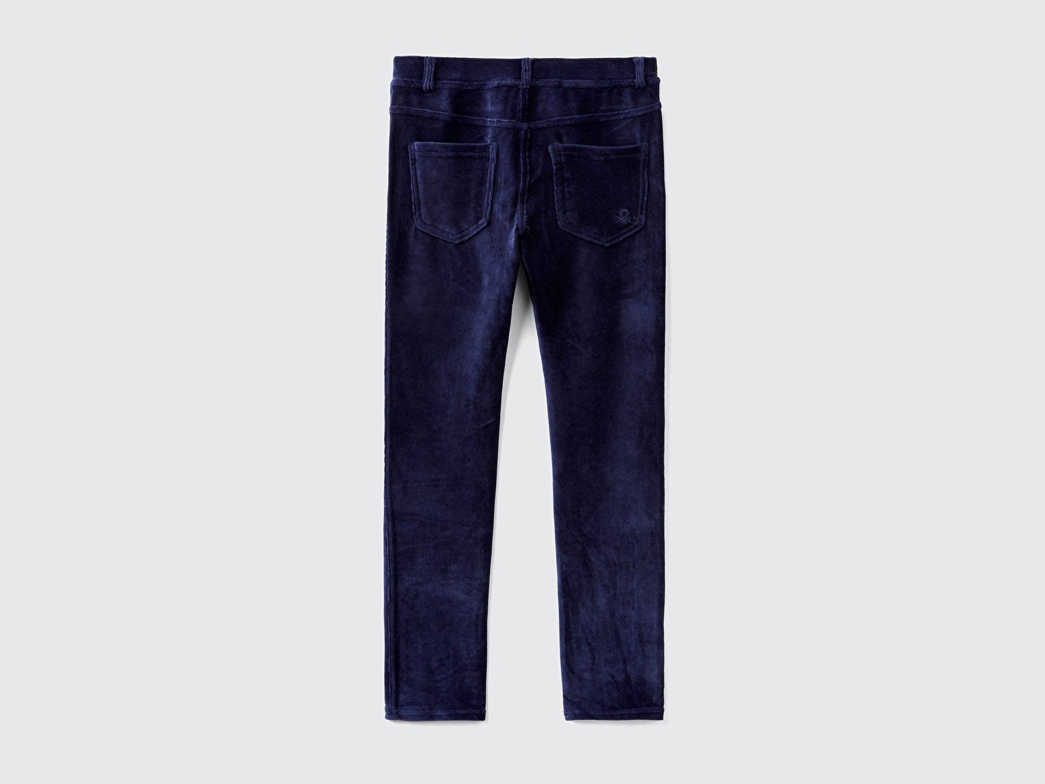 Benetton Kız Çocuk Lacivert Kadife Jegging