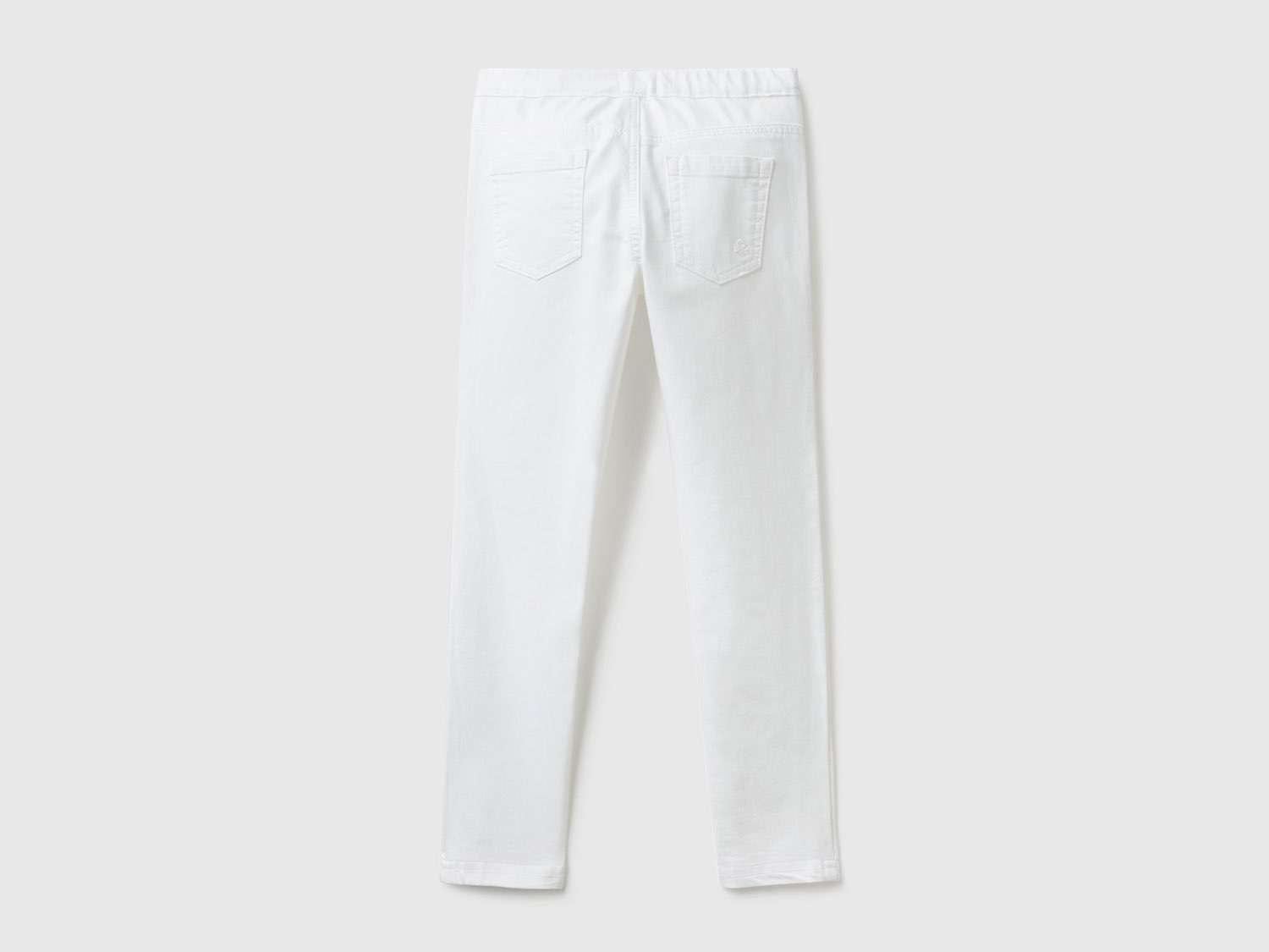 Benetton Kız Çocuk Beyaz Renkli Strech Jegging