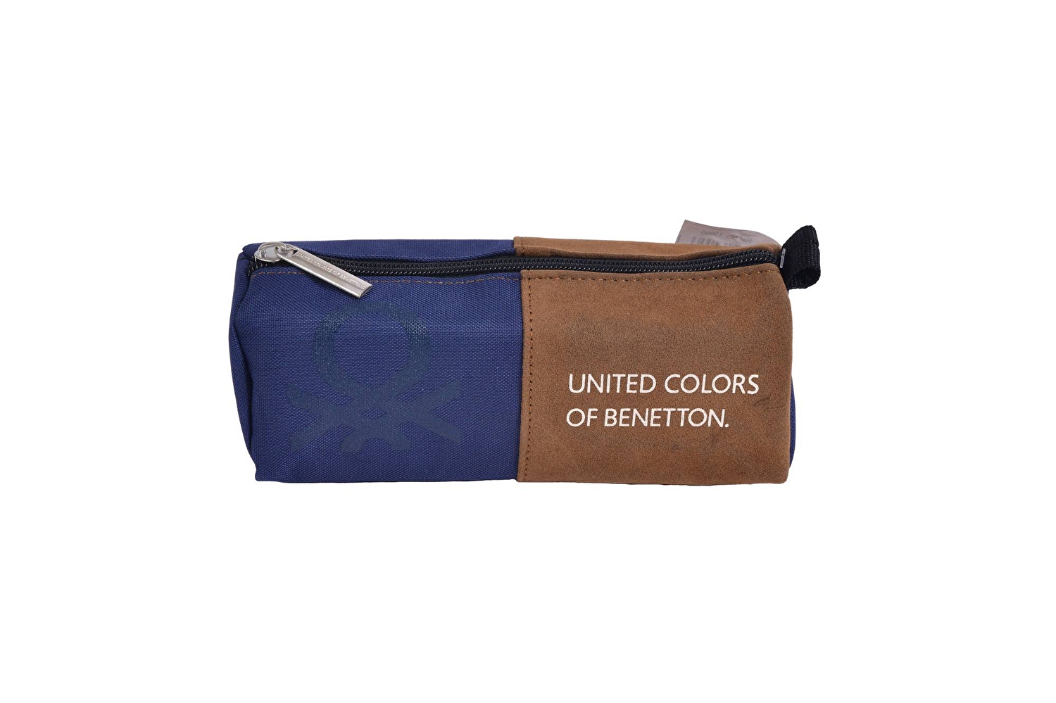 Erkek Çocuk Lacivert Büyük Benetton Logolu Çift Bölme Kalem Kutusu