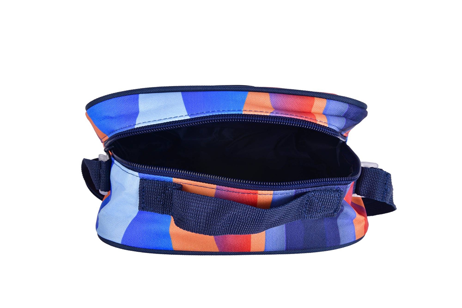 Benetton Erkek Çocuk Mavi Kamuflaj Desenli Benetton Yazılı Beslenme Çantası