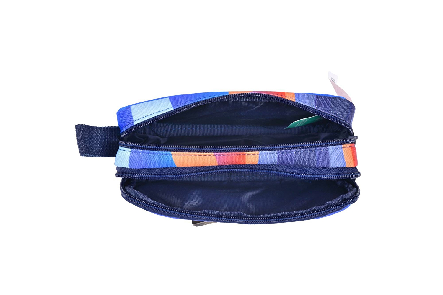 Benetton Erkek Çocuk Mavi Kamuflaj Desenli Benetton Yazılı Çift Bölme Kalem Kutusu