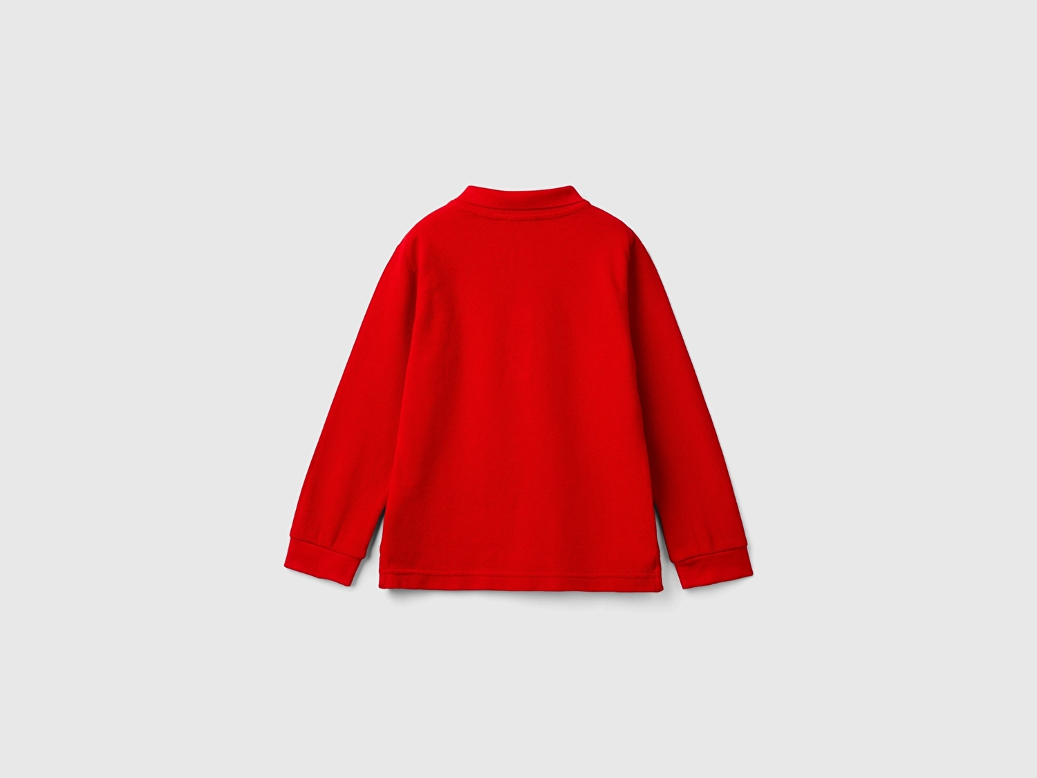 Benetton Erkek Bebek Kırmızı Logolu Polo T-Shirt