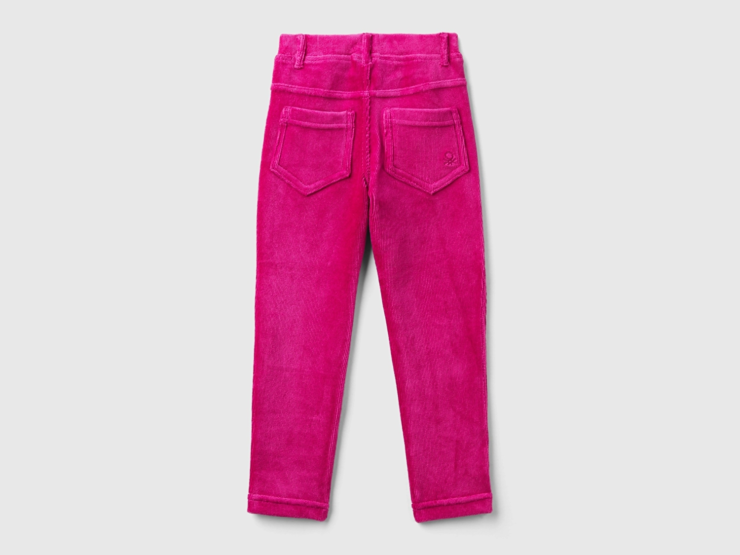 Benetton Kız Bebek Pembe Fitilli Kadife Tayt