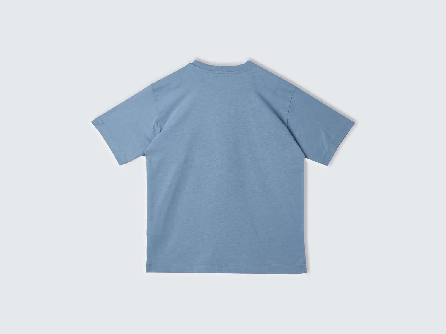 Benetton Erkek Çocuk Havacı Mavi Grafik Baskılı T-Shirt