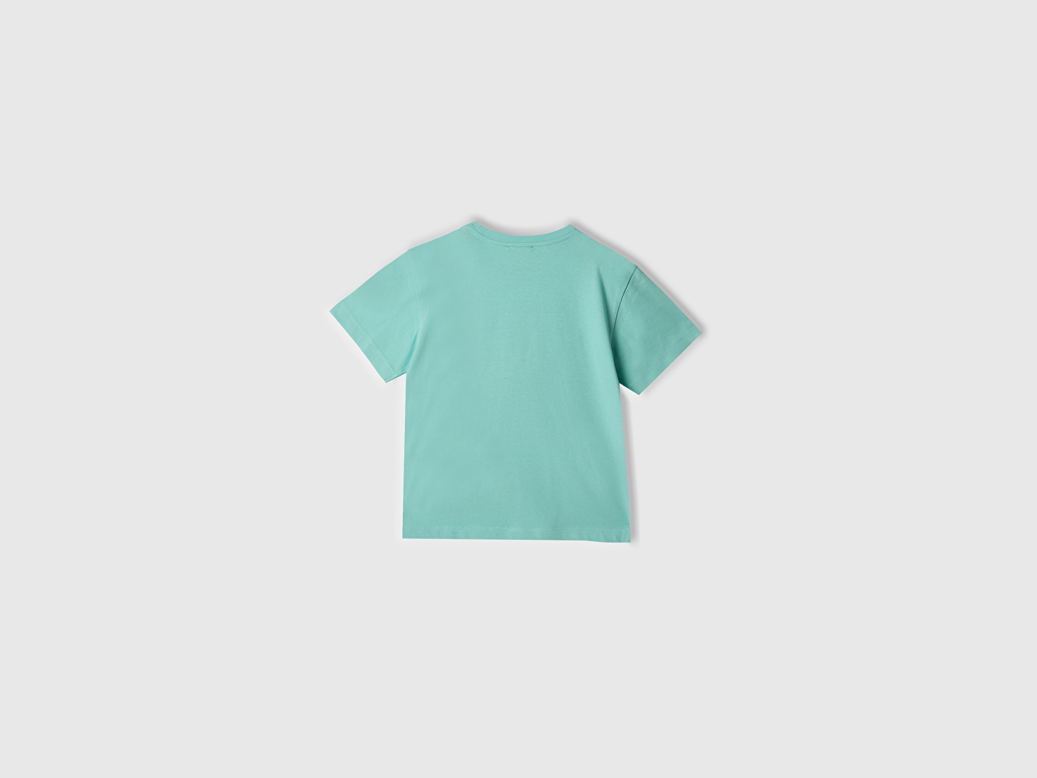 Benetton Erkek Bebek Su Yeşili 3D Baskılı T-Shirt