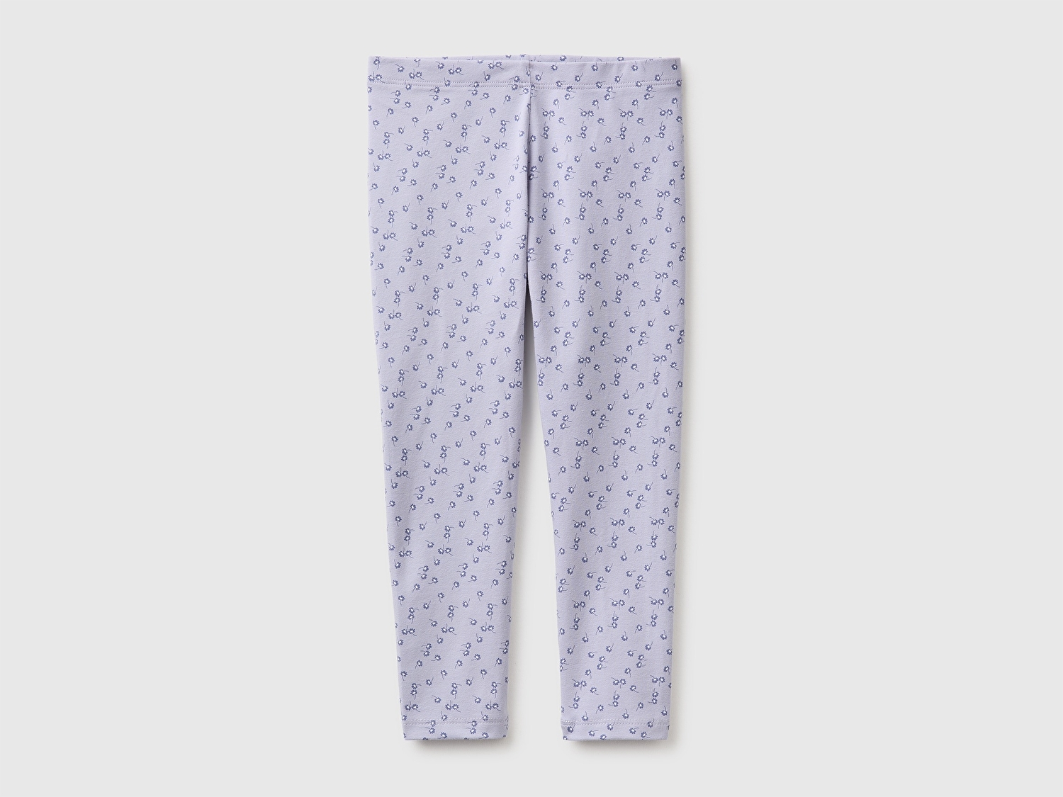 Benetton Kız Bebek Lila Tam Desenli Slim Fit Tayt