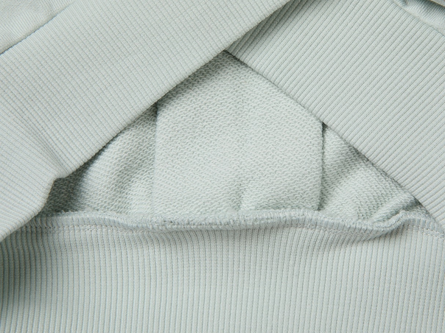Benetton Kız Çocuk Su Yeşili Ribanalı Uzun Kollu Bisiklet Yaka Sweatshirt