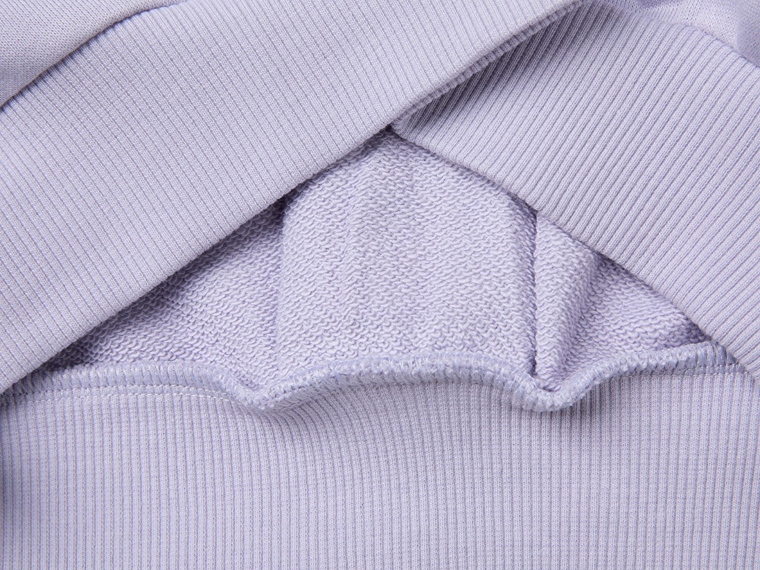 Benetton Kız Çocuk Lila Ribanalı Uzun Kollu Bisiklet Yaka Sweatshirt