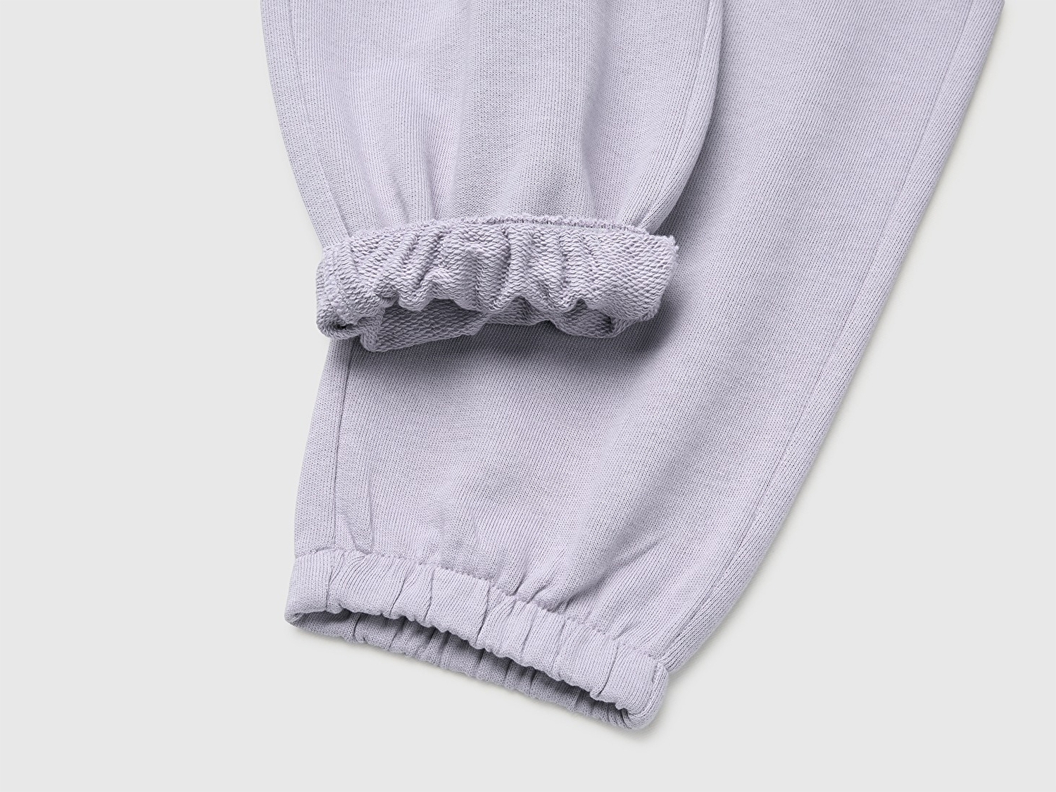Benetton Kız Çocuk Lila Logo İşlemeli Cepli İpli Eşofman Altı