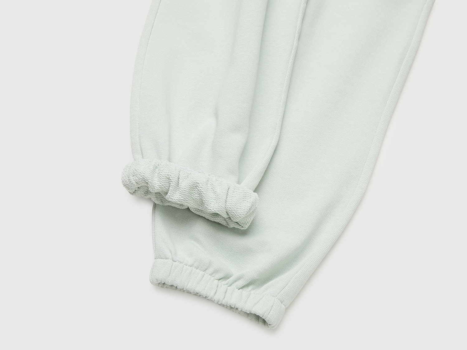 Benetton Kız Bebek Su Yeşili Logo İşlemeli İpli Eşofman Altı