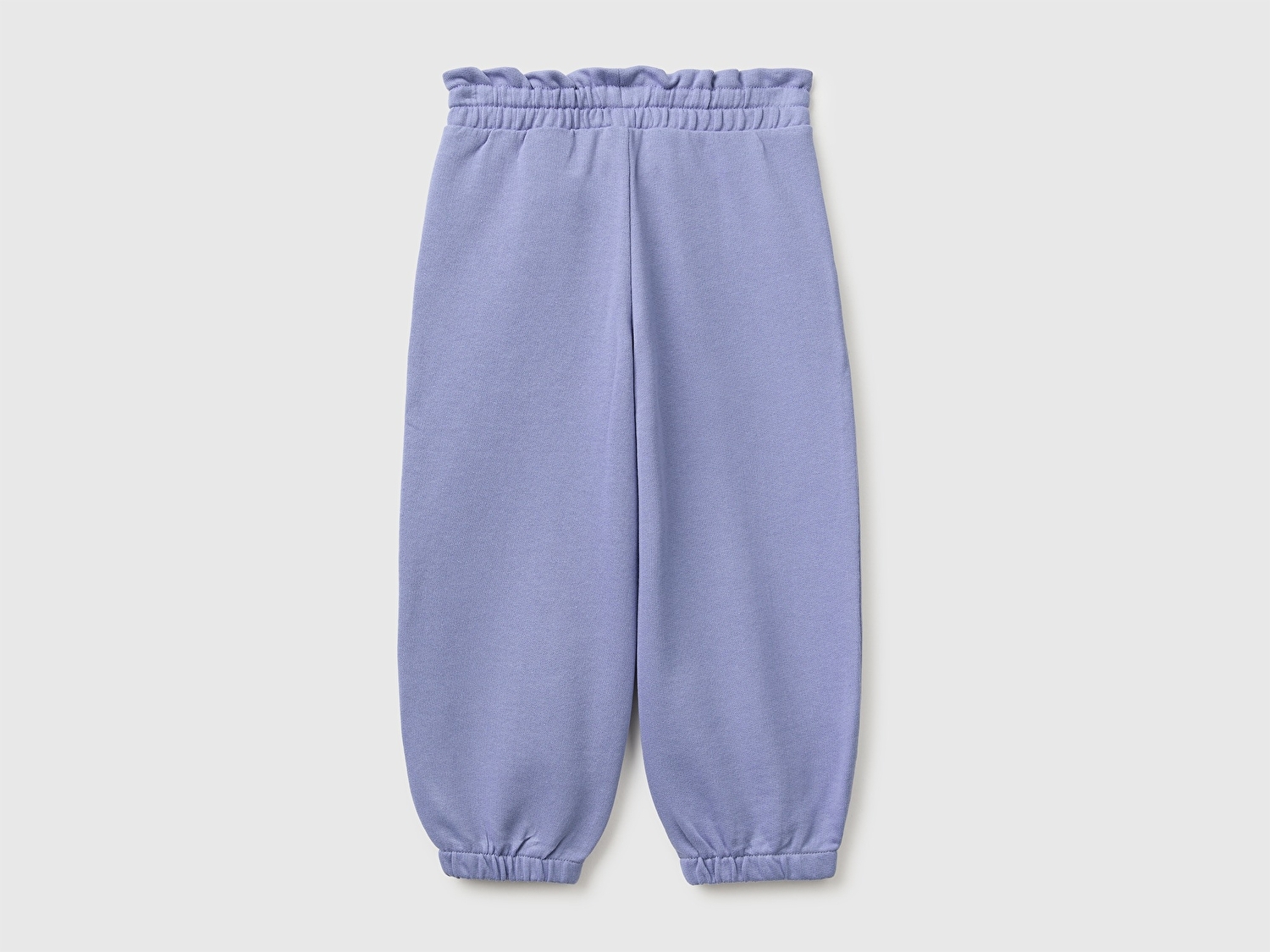 Benetton Kız Bebek Mor Logo İşlemeli İpli Eşofman Altı