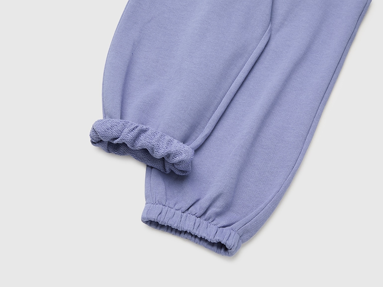Benetton Kız Bebek Mor Logo İşlemeli İpli Eşofman Altı