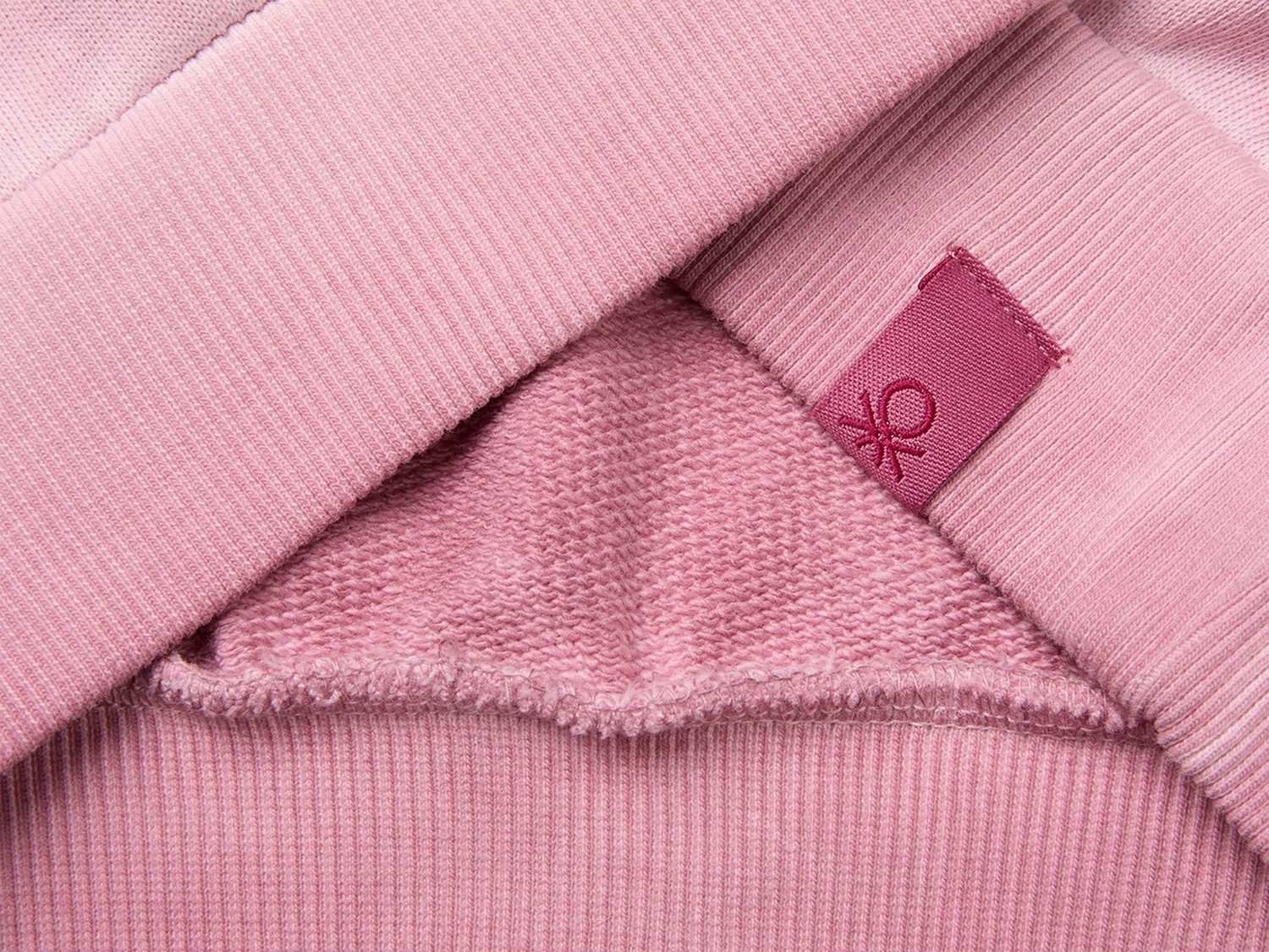 Benetton Kız Çocuk Pembe Önü Lilo&Stitch Baskılı Oversize Bisiklet Yaka Sweatshirt