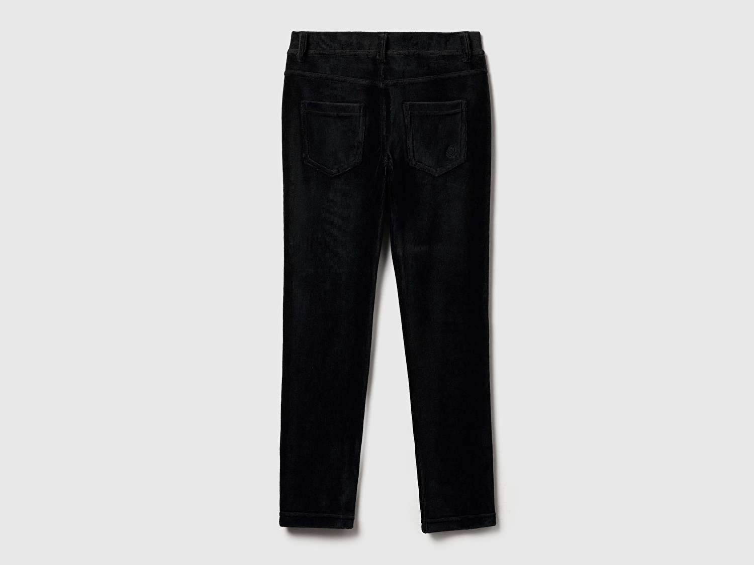 Benetton Kız Çocuk Siyah Kadife Jegging