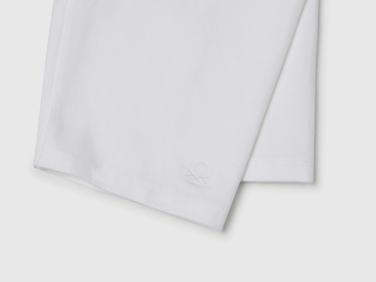 Benetton Kız Çocuk Logo Nakış Detaylı Dar Kesim Tayt