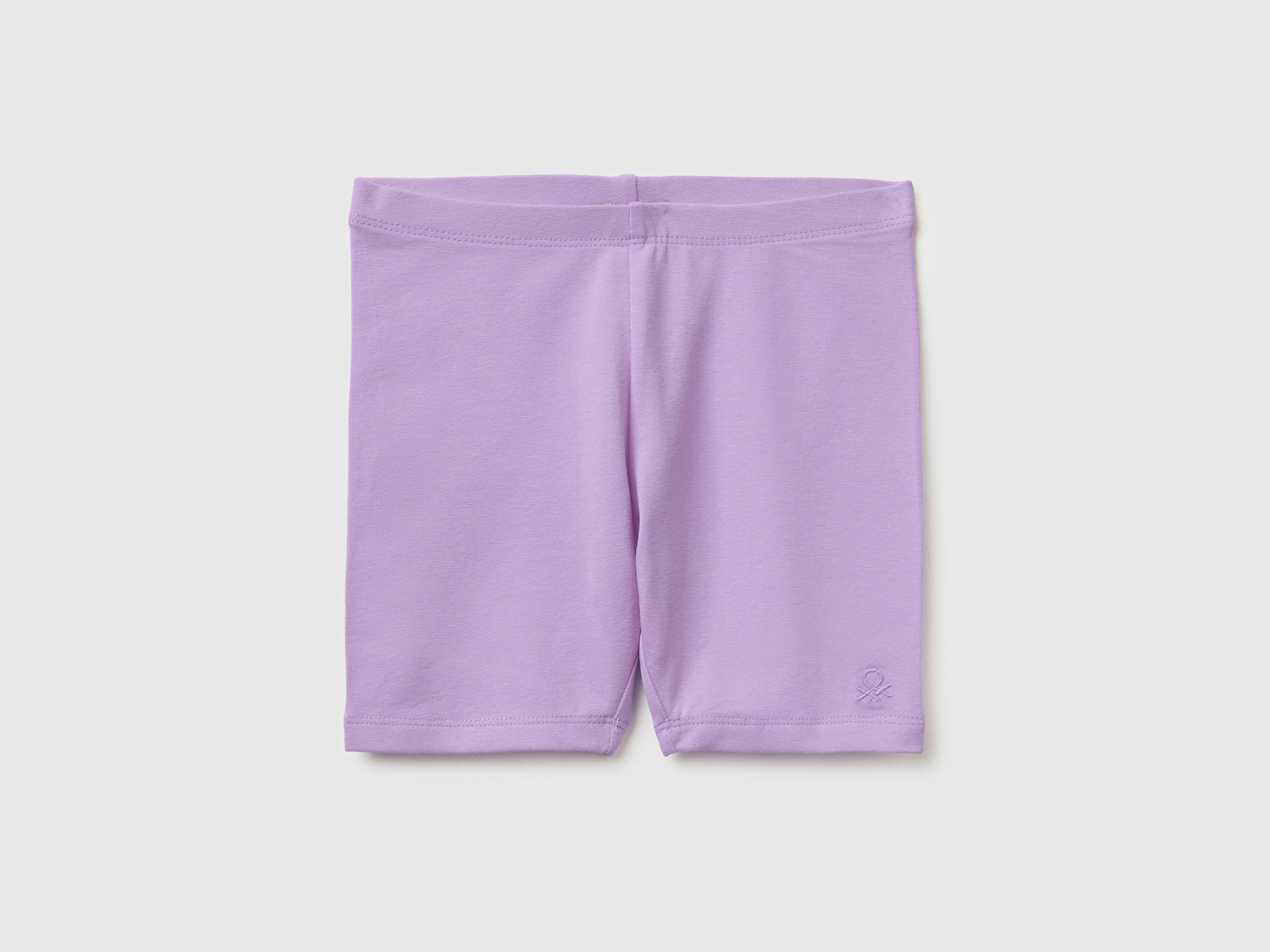 Benetton Kız Bebek Lila Altı Logo Detaylı Dar Paça Tayt