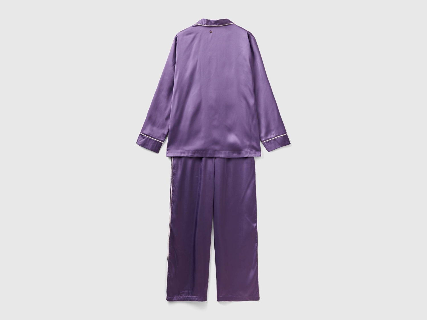 Benetton Kadın Mor Saten Pijama Takımı