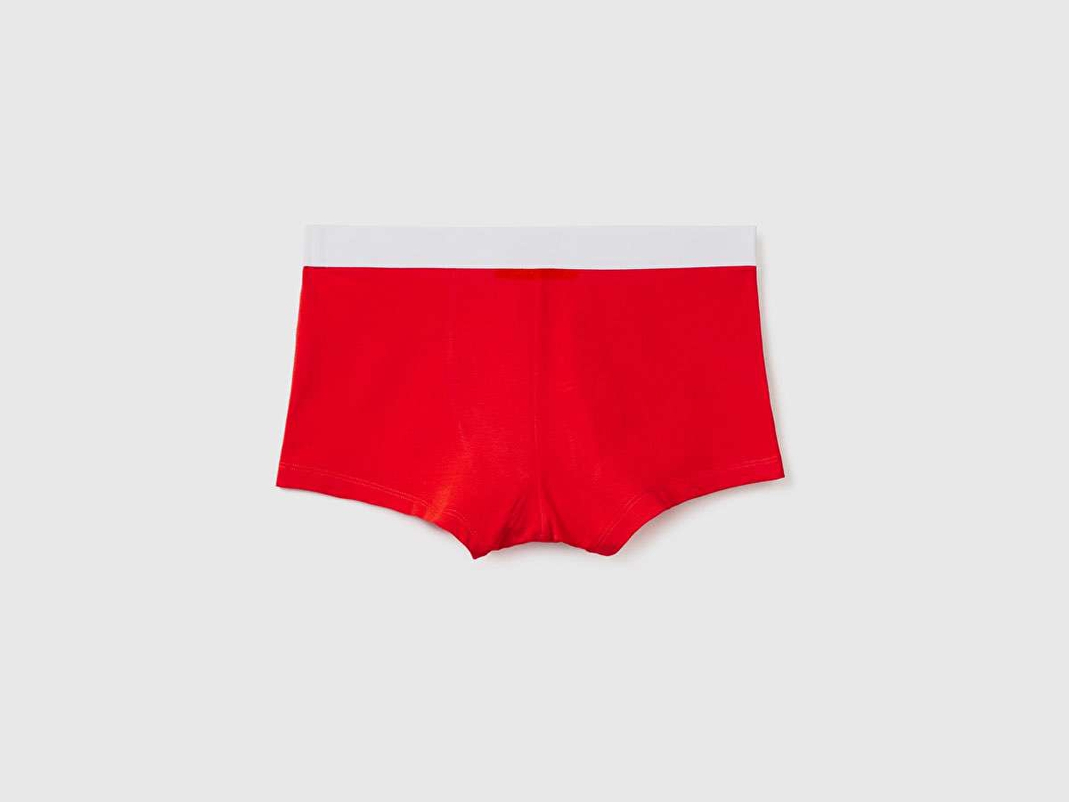 Benetton Erkek Nar Çiçeği Benetton Logolu Boxer