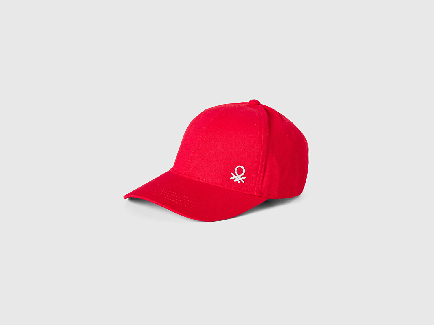 Benetton Erkek Çocuk Kırmızı Önü Logo İşlemeli Ayarlanabilir Kep Şapka